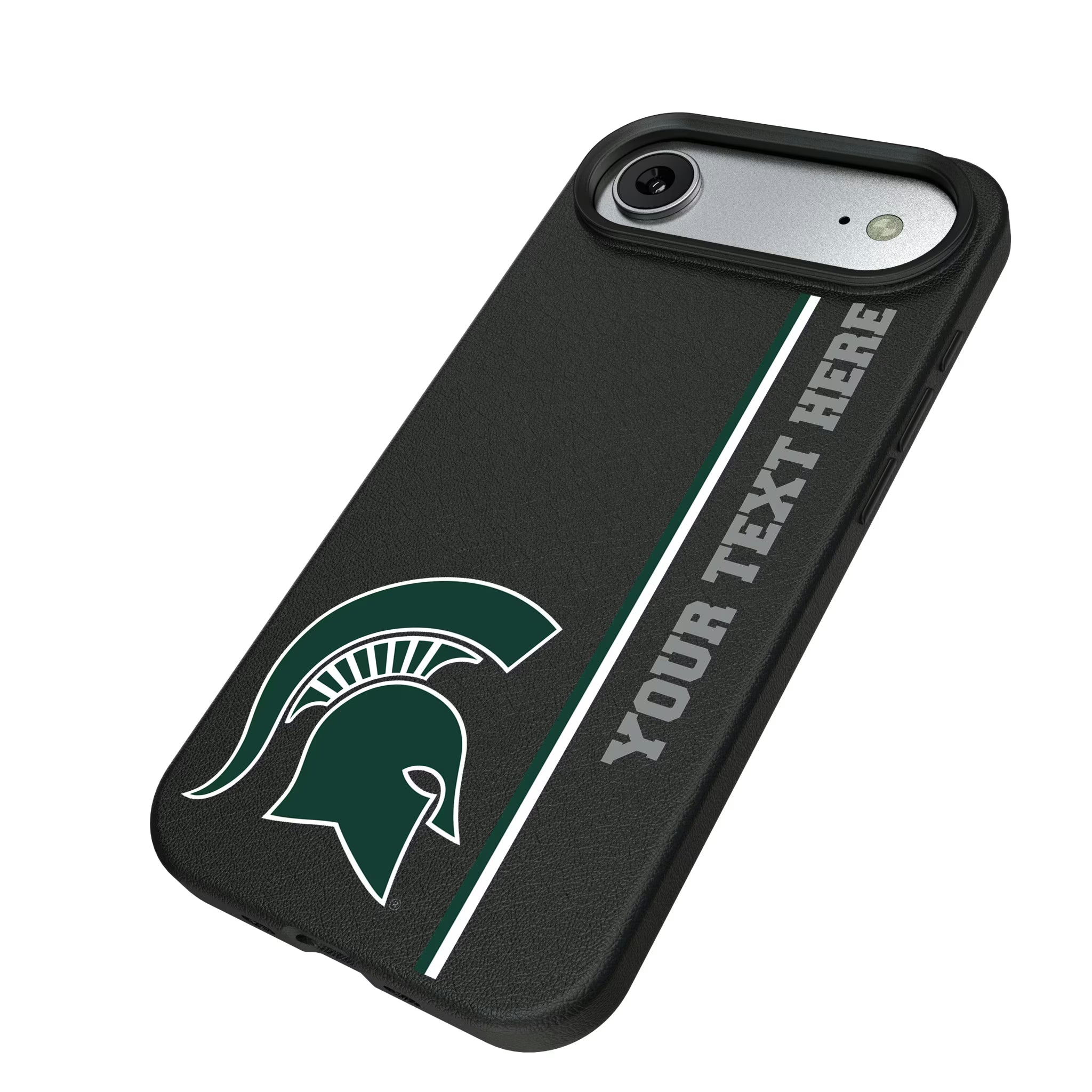 Michigan State University Spartans Personalized Sidebard iPhone MagSafe Compatible Phone Case for Apple iPhone - Isometric View#Device_iPhone Air