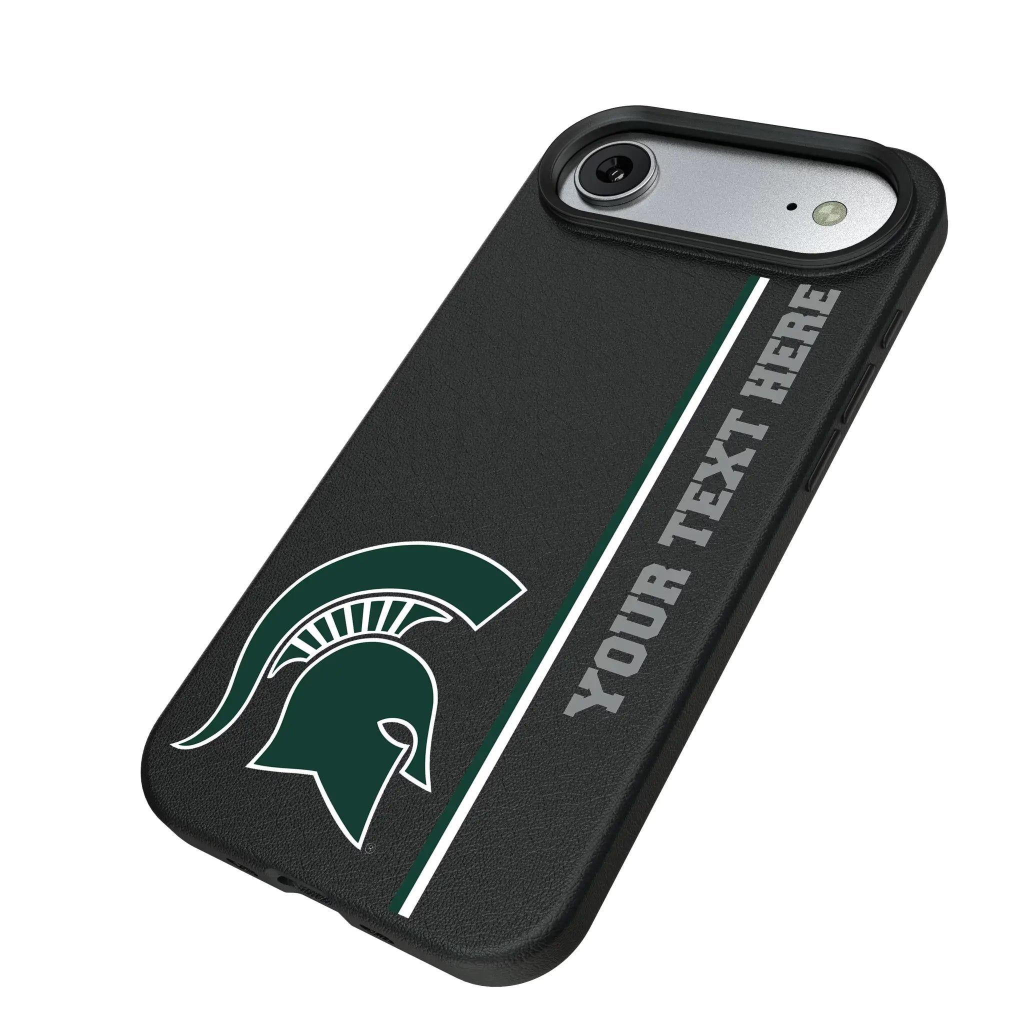 Michigan State University Spartans Personalized Sidebard iPhone MagSafe Compatible Phone Case for Apple iPhone - Isometric View#Device_iPhone Air