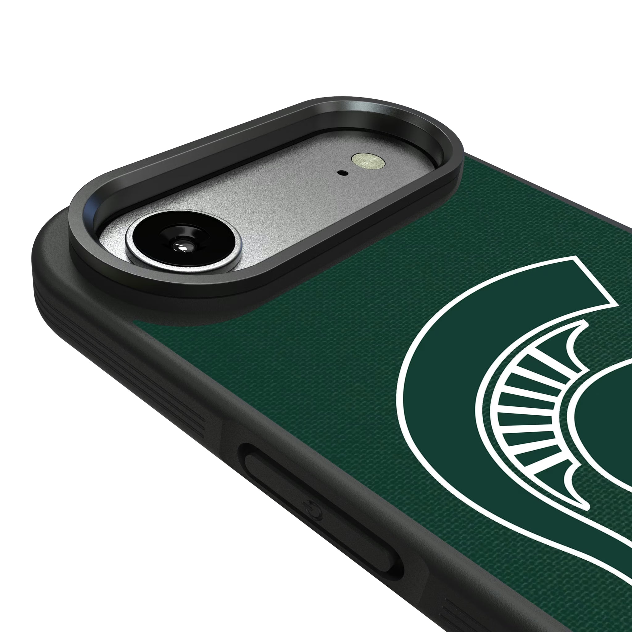 Michigan State University Spartans Personalized Stripe iPhone Bump Phone Case for Apple iPhone - Detail#Device_iPhone Air