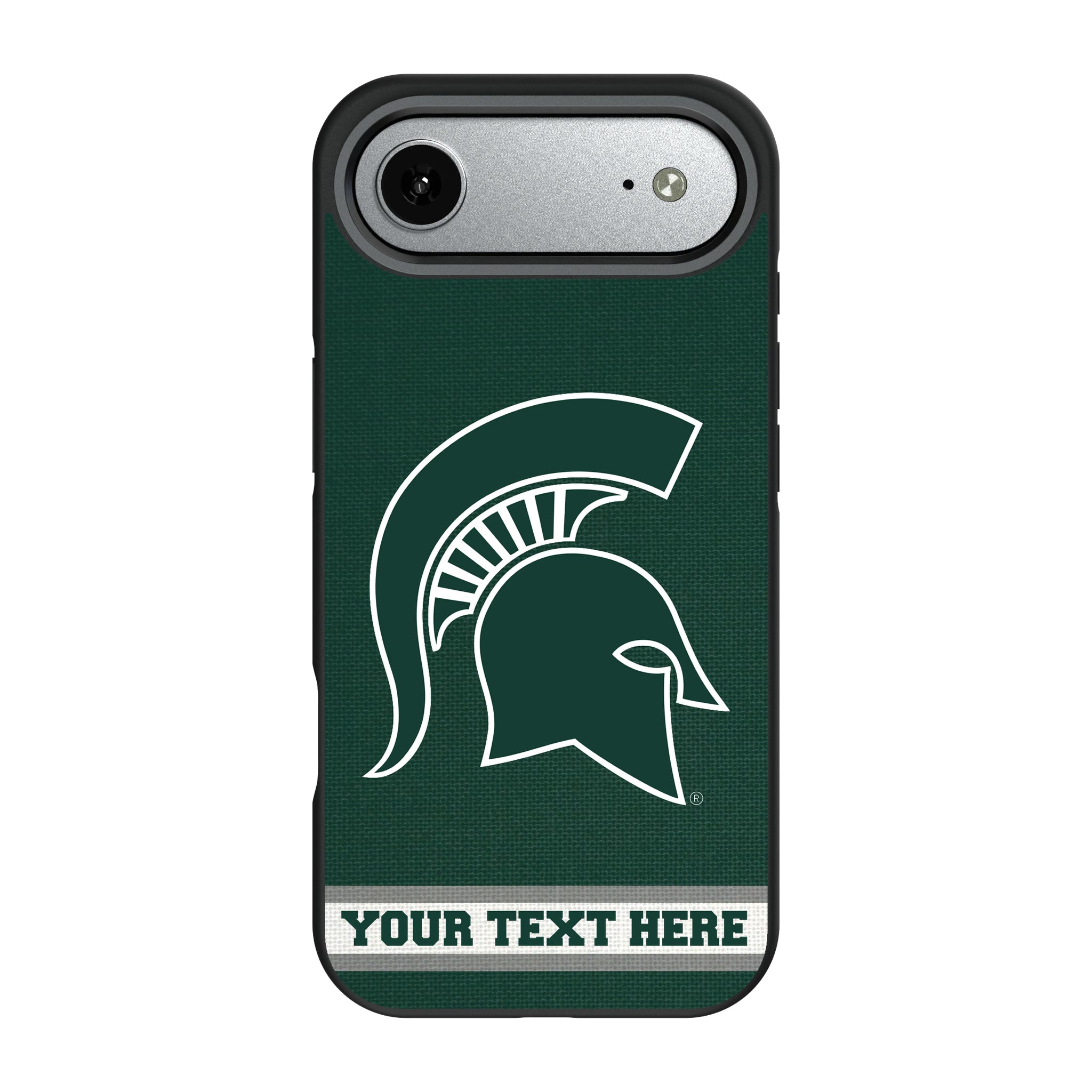 Michigan State University Spartans Personalized Stripe iPhone Bump Phone Case for Apple iPhone#Device_iPhone Air