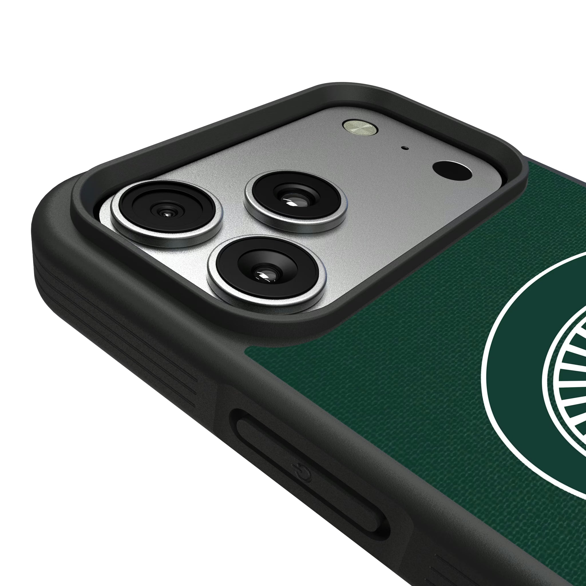 Michigan State University Spartans Personalized Stripe iPhone Bump Phone Case for Apple iPhone - Detail#Device_iPhone 17 Pro Max
