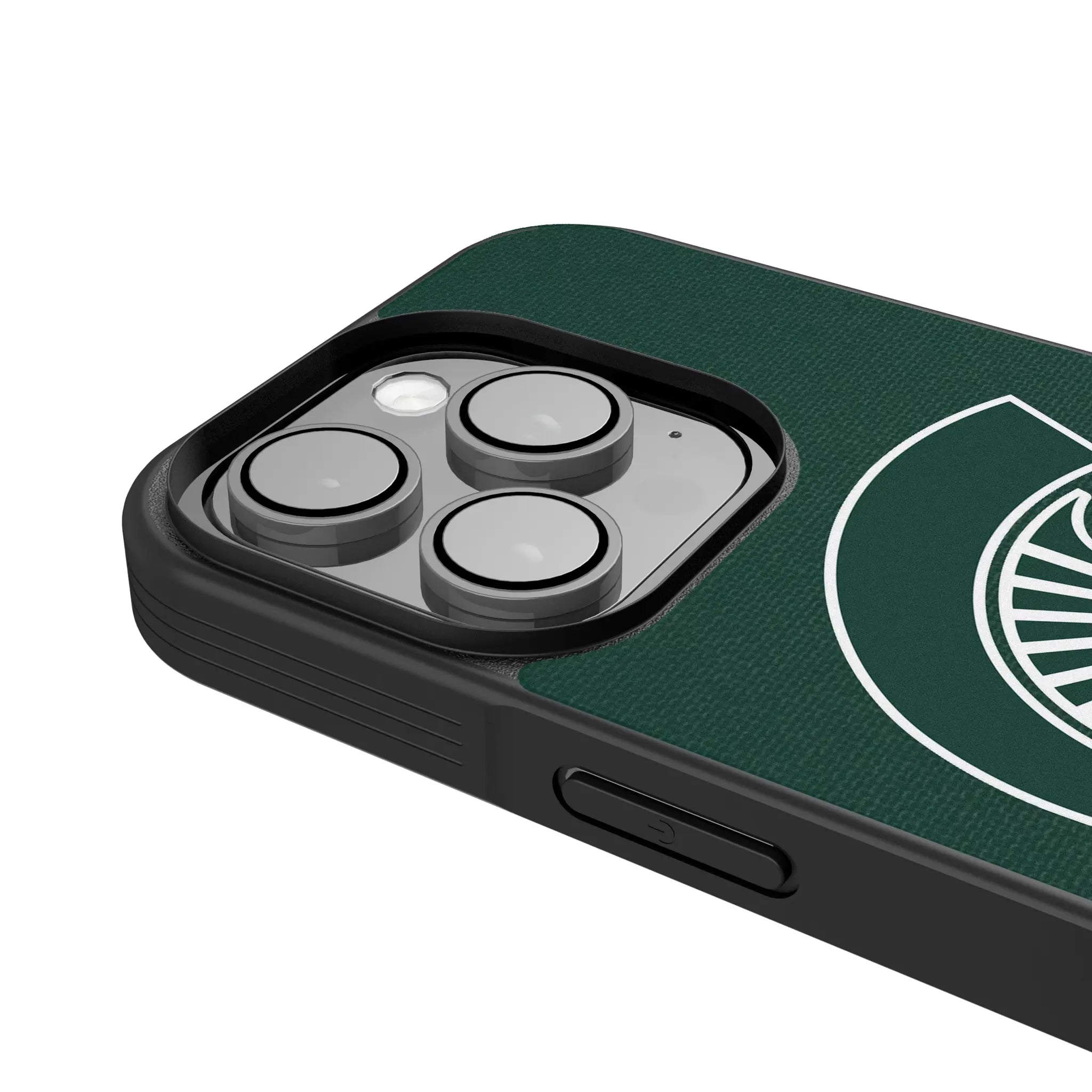 Michigan State University Spartans Personalized Stripe iPhone Bump Phone Case for Apple iPhone - Detail