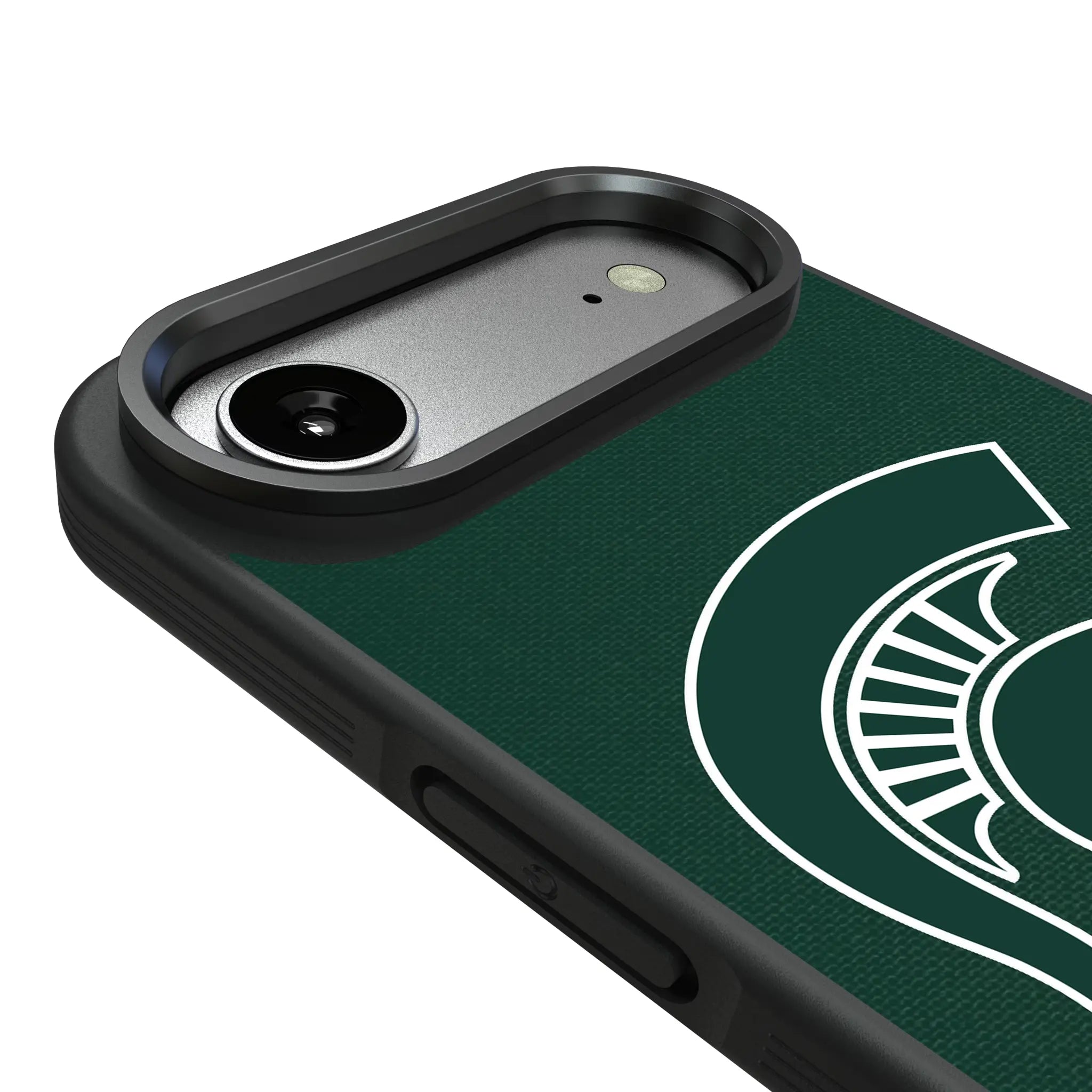 Michigan State University Spartans Personalized Stripe iPhone Bump Phone Case for Apple iPhone - Detail#Device_iPhone Air