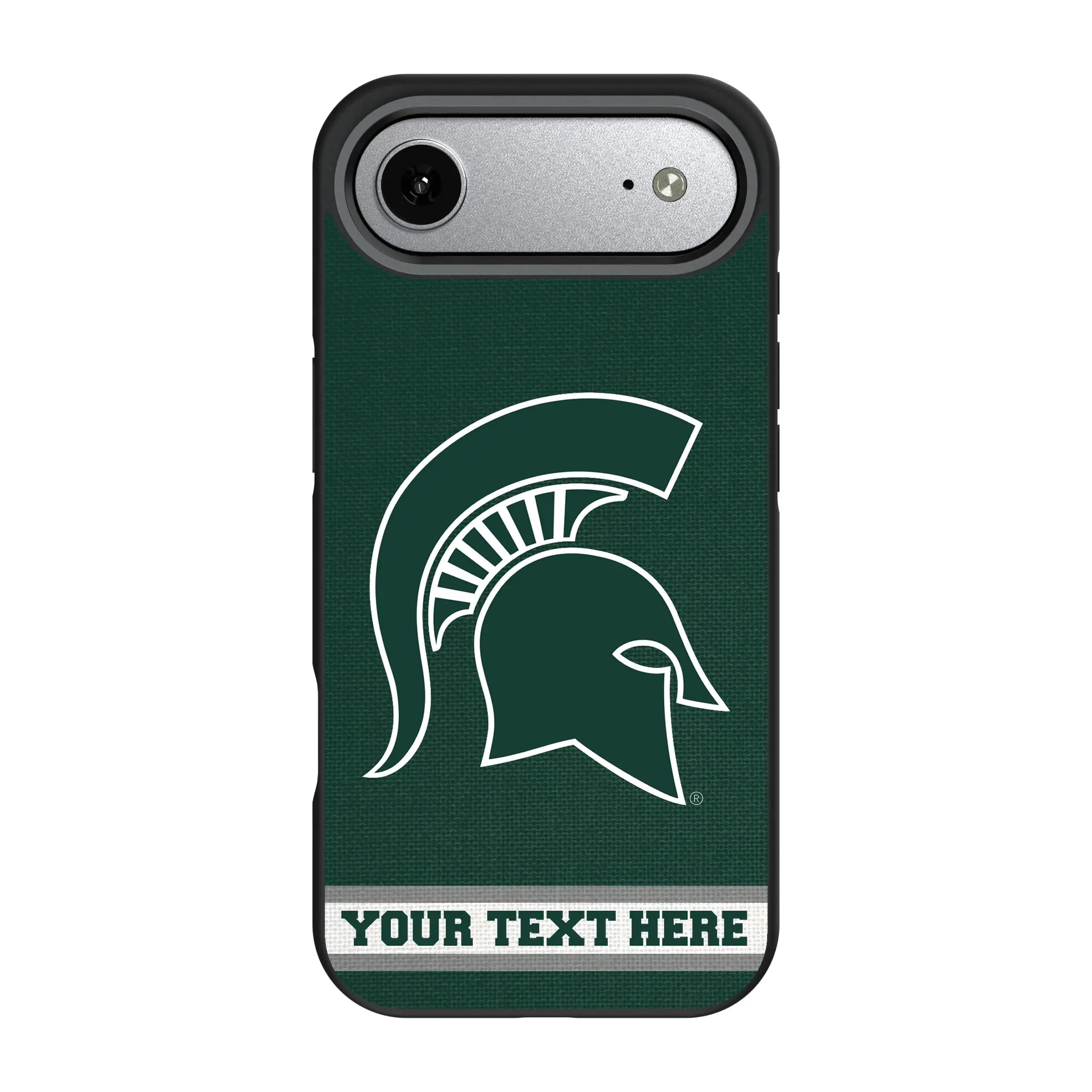 Michigan State University Spartans Personalized Stripe iPhone Bump Phone Case for Apple iPhone#Device_iPhone Air