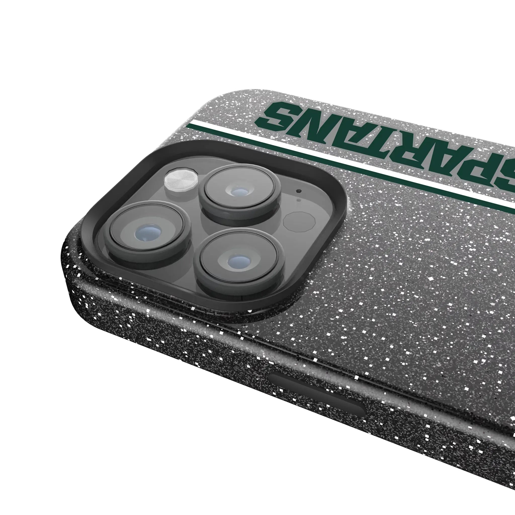 Michigan State University Spartans Sidebar iPhone Bling Phone Case for Apple iPhone - Detail