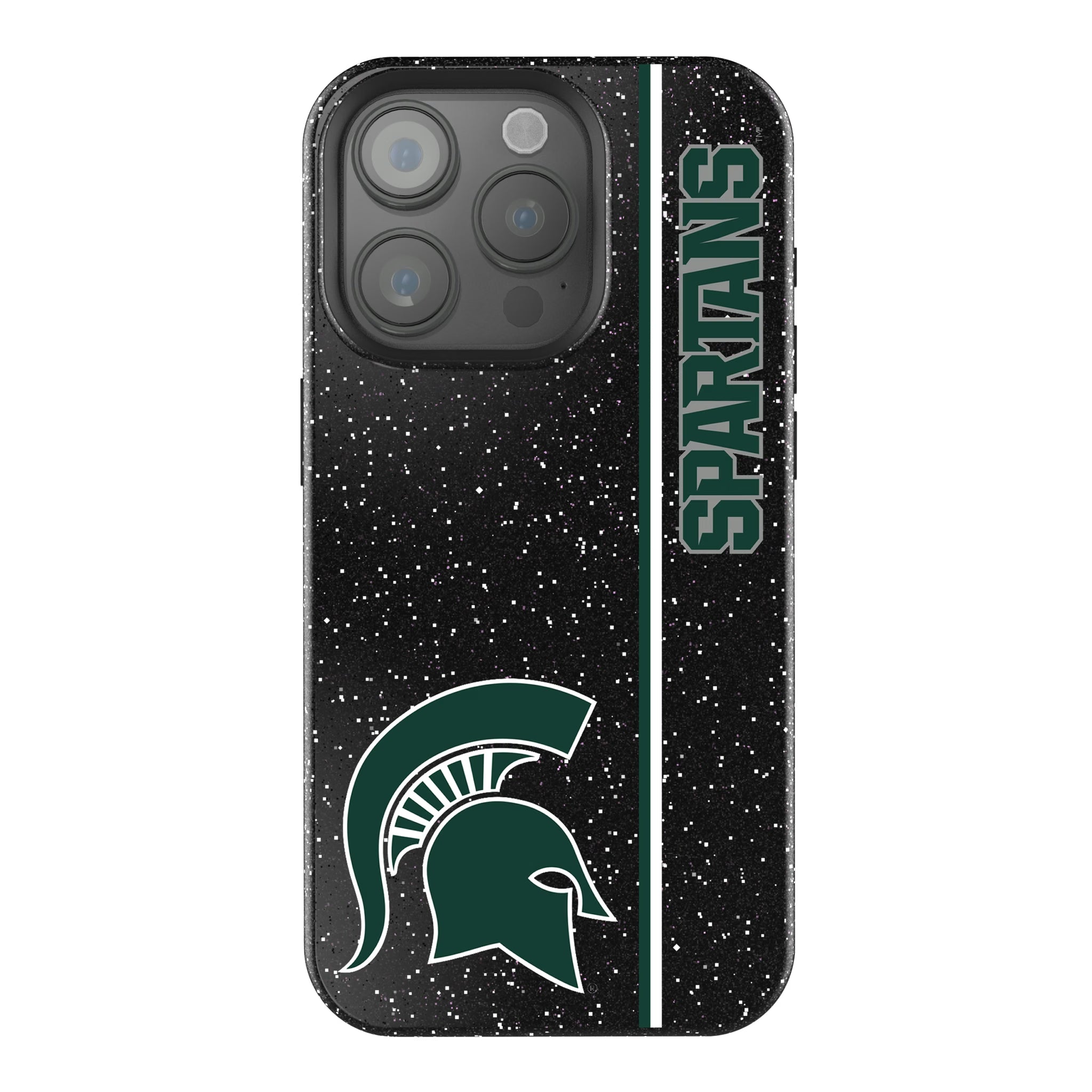 Michigan State University Spartans Sidebar iPhone Bling Phone Case for Apple iPhone