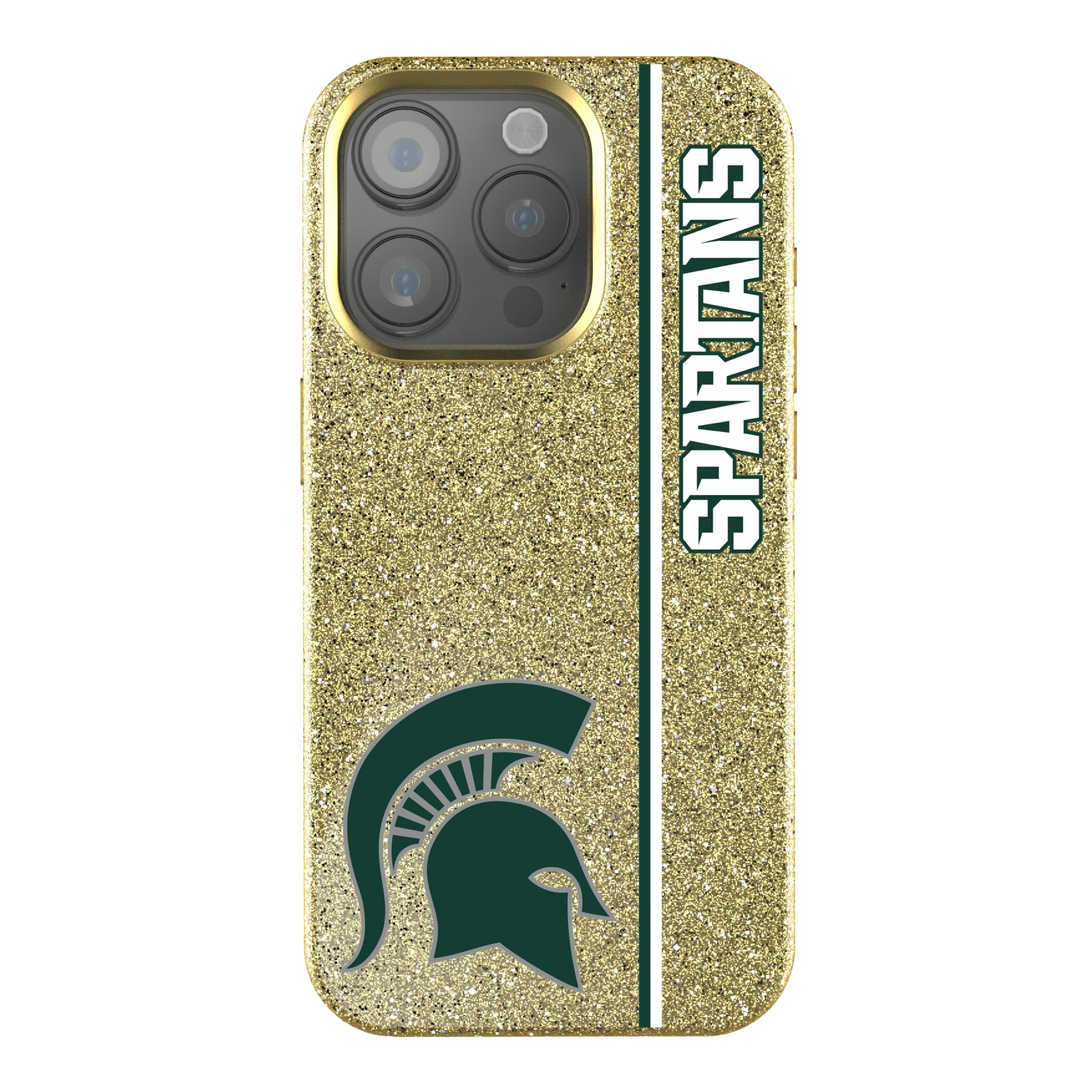 Michigan State University Spartans Sidebar iPhone Bling Phone Case for Apple iPhone