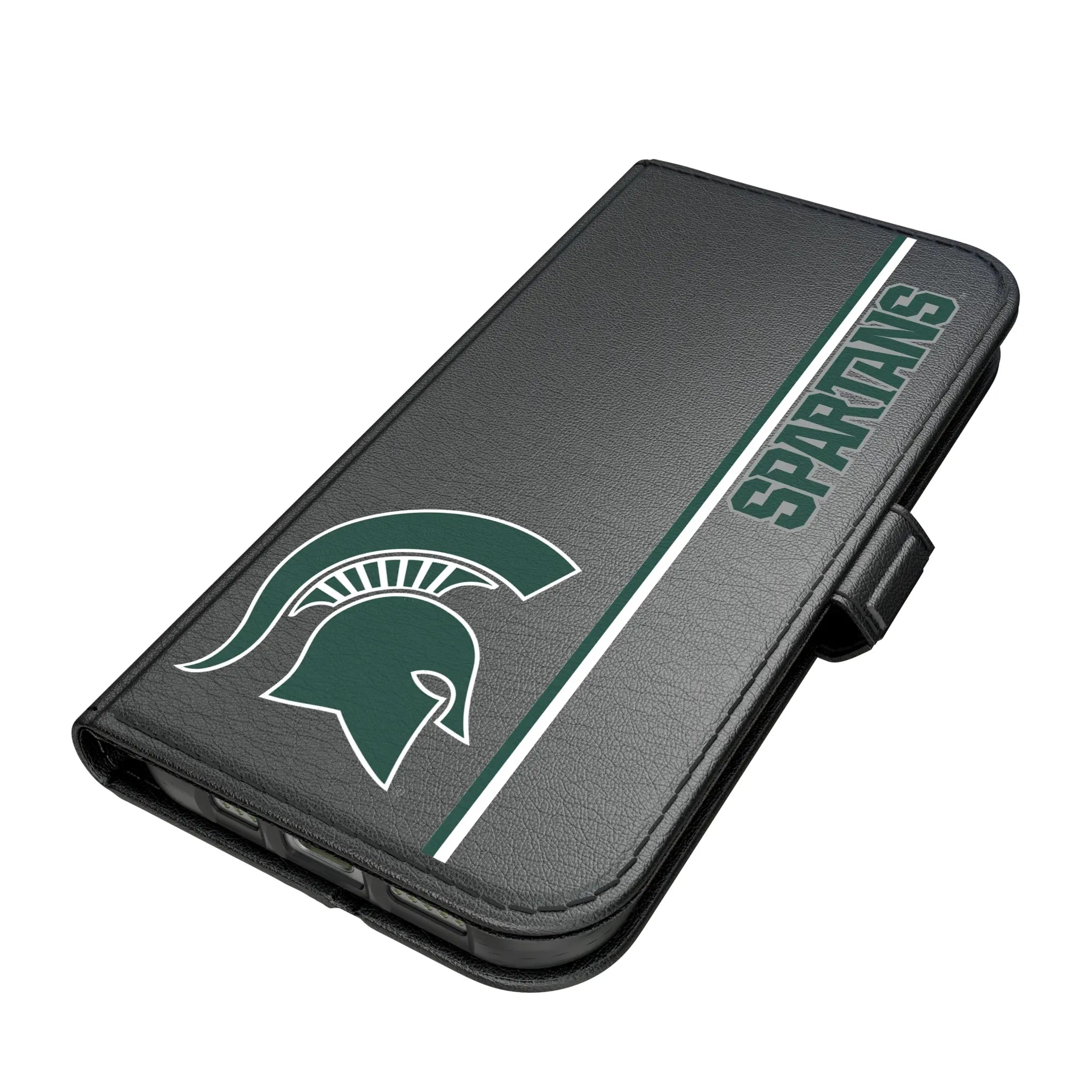 Michigan State University Spartans Sidebar iPhone Folio Phone Case for Apple iPhone#Device_iPhone 17