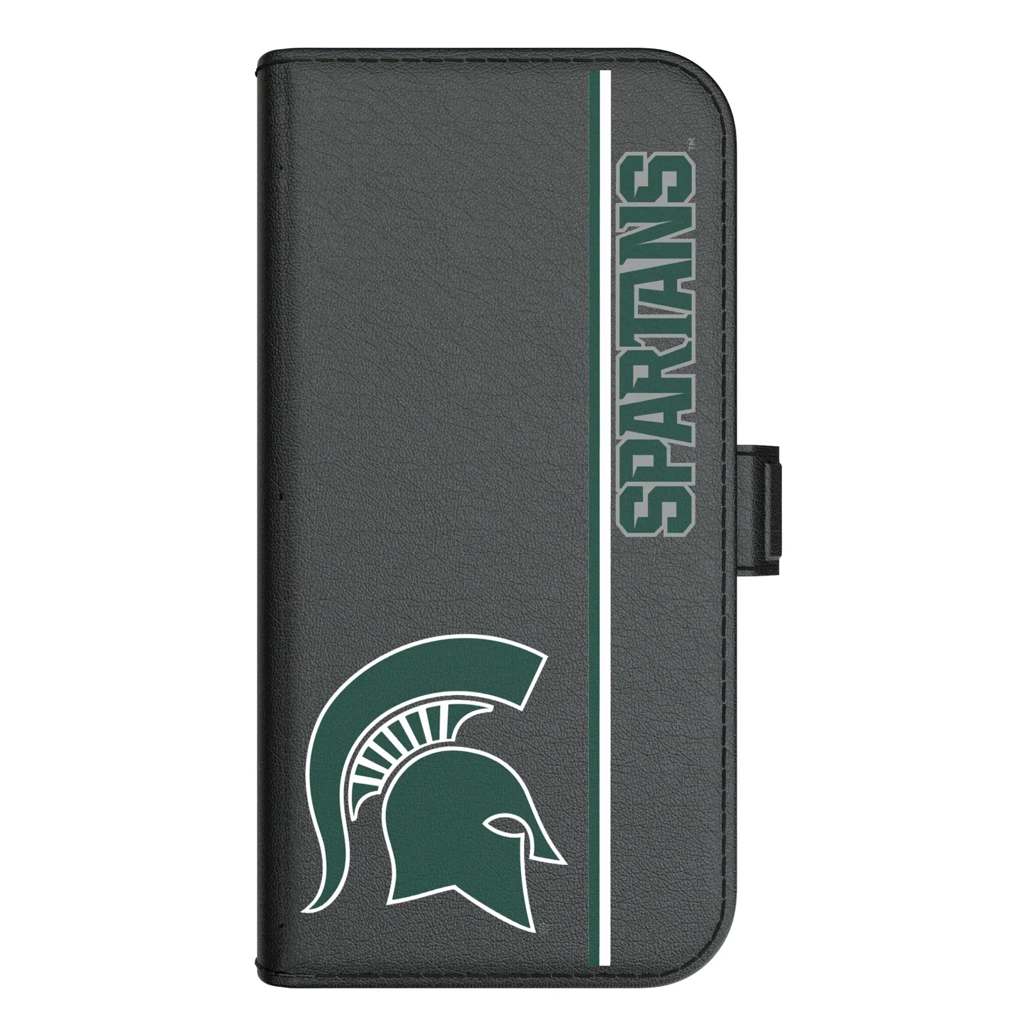 Michigan State University Spartans Sidebar iPhone Folio Phone Case for Apple iPhone#Device_iPhone 17 Pro