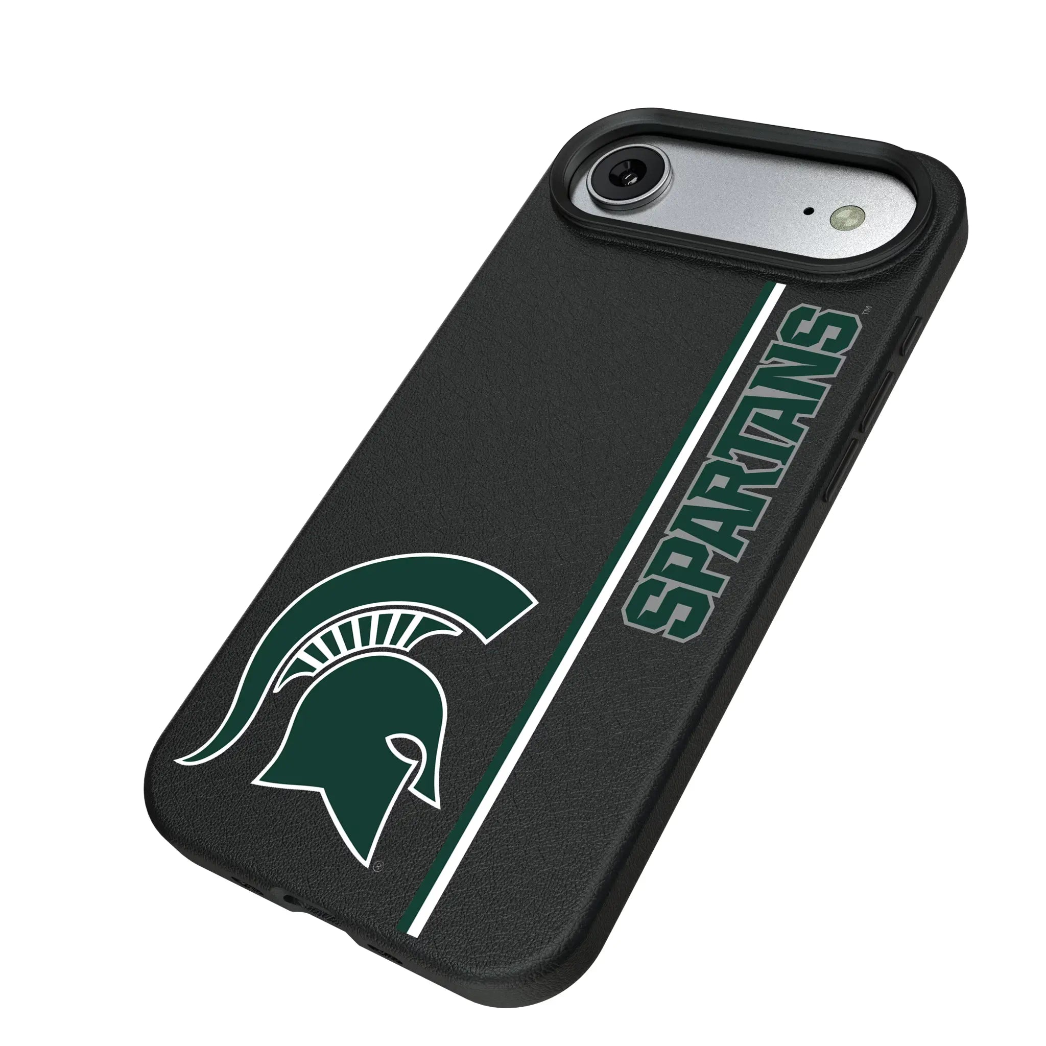 Michigan State University Spartans Sidebar iPhone MagSafe Compatible Phone Case for Apple iPhone - Isometric View#Device_iPhone Air