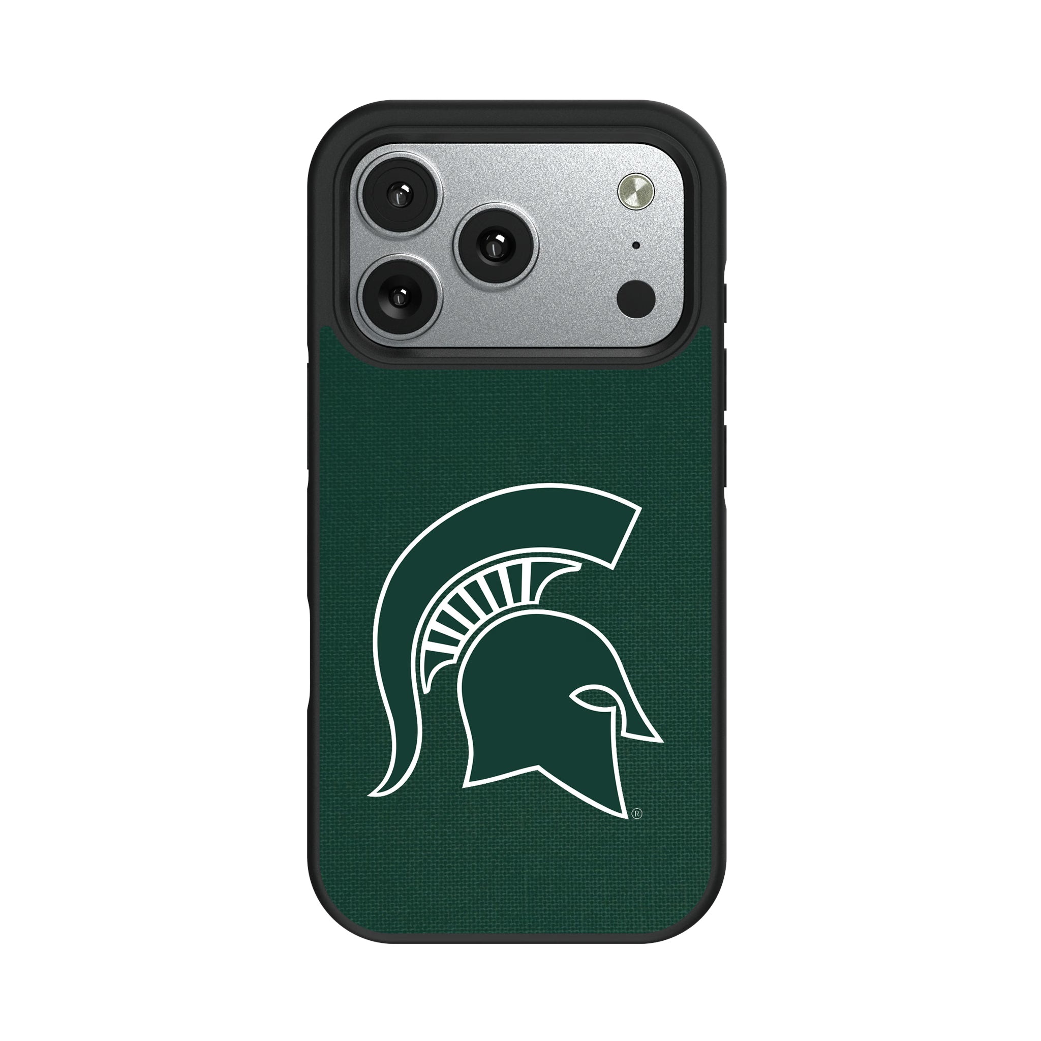 Michigan State University Spartans Solid iPhone Bump Phone Case for Apple iPhone#Device_iPhone 17 Pro