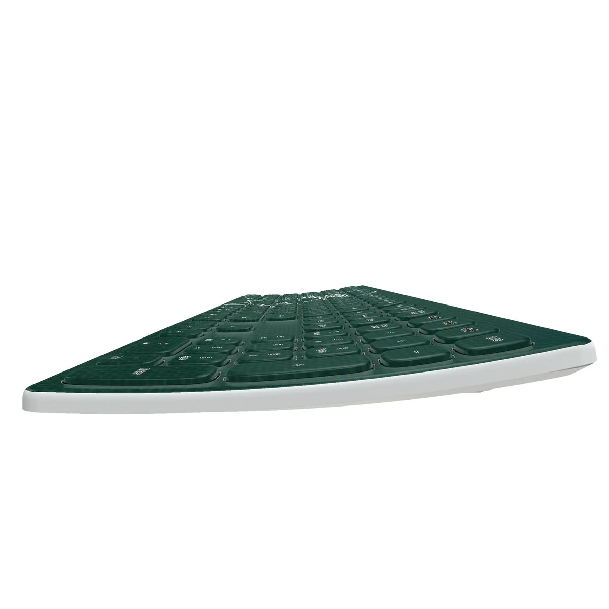 Michigan State University Spartans Solid KKB605 Curved Wireless Keyboard