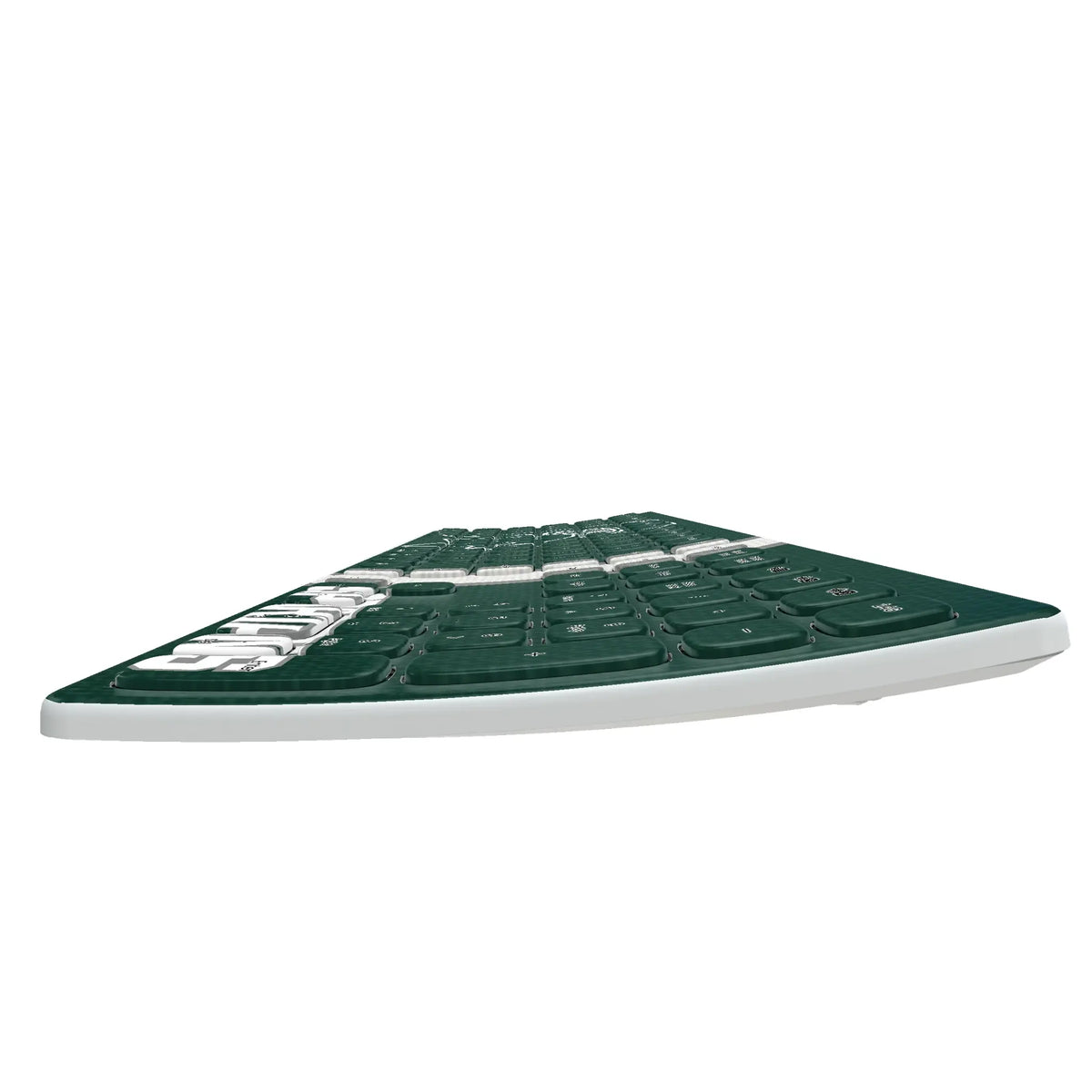Michigan State University Spartans Stripe KKB605 Curved Wireless Keyboard