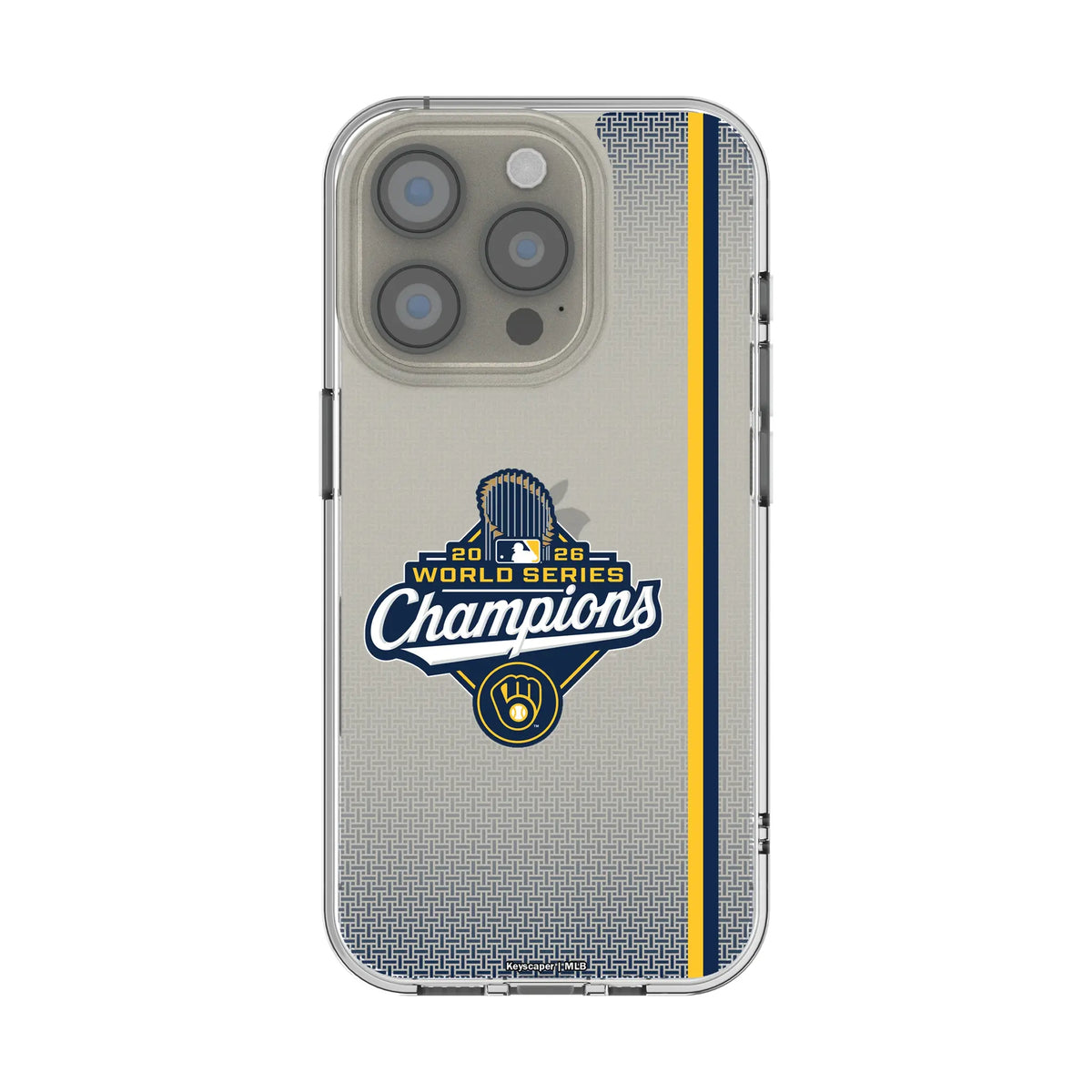 Milwaukee Brewers 2026 MLB World Series iPhone Clear Phone Case for Apple iPhone