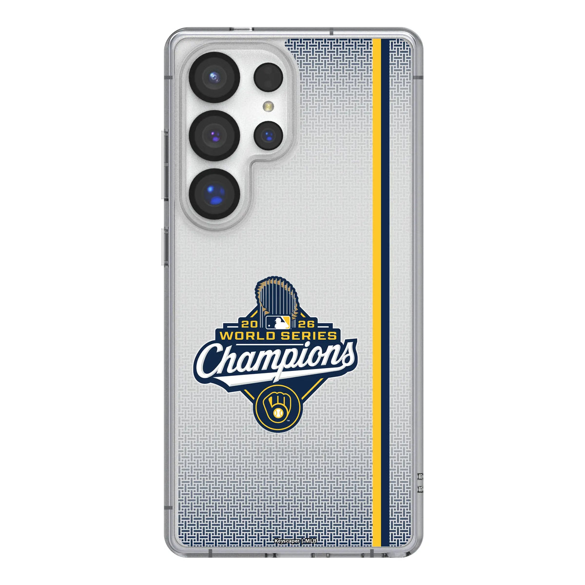 Milwaukee Brewers 2026 MLB World Series Galaxy Clear Phone Case for Samsung Galaxy#Device_Galaxy S25 Ultra