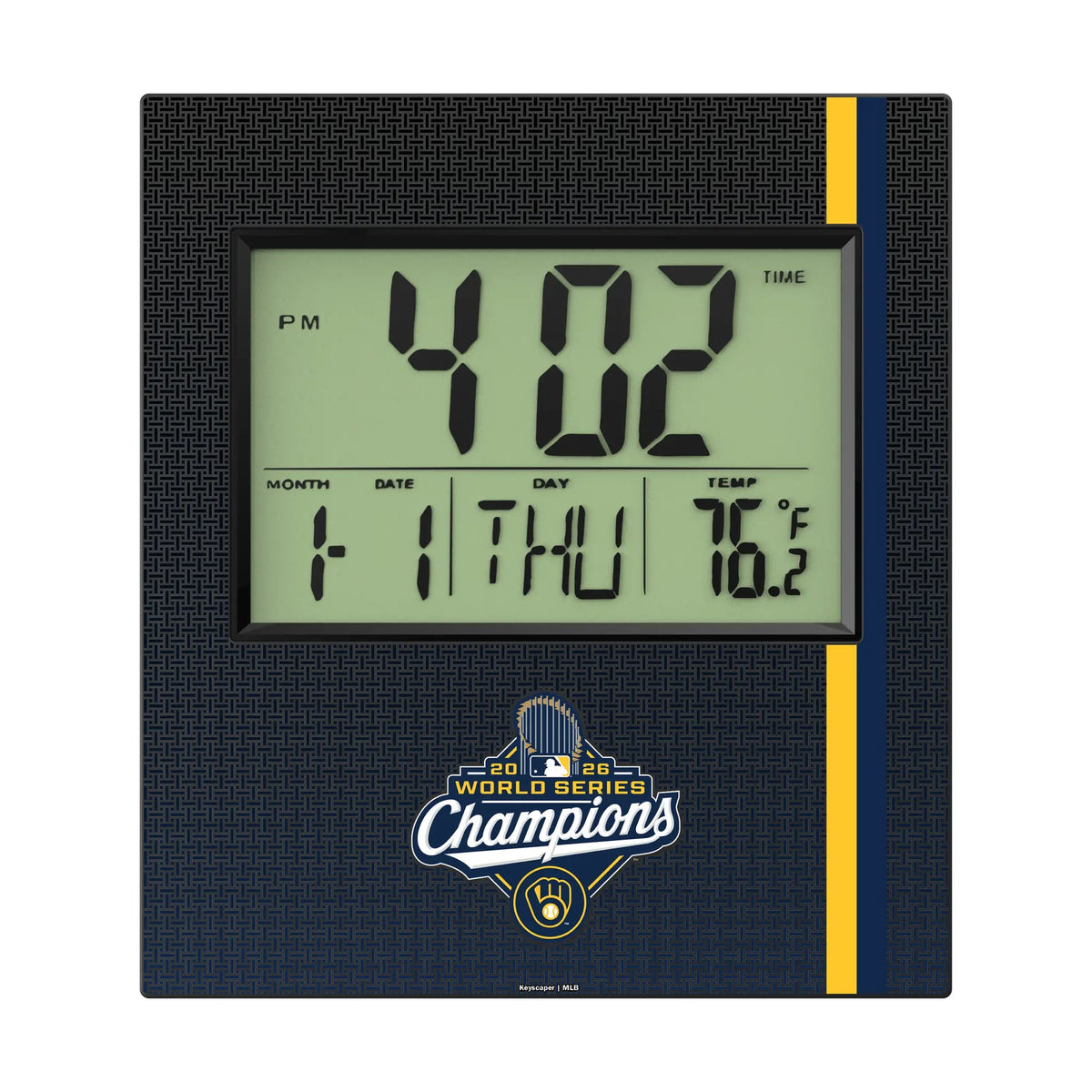 Milwaukee Brewers 2026 MLB World Series Wall Clock