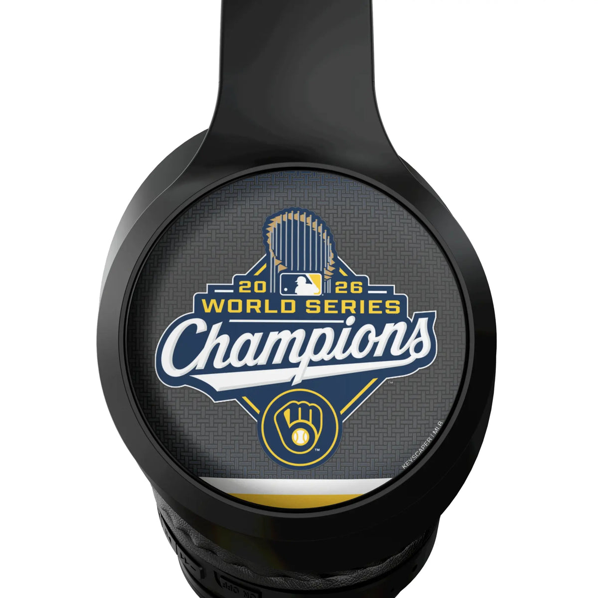 Milwaukee Brewers 2026 MLB World Series Wireless Over-Ear Headphones With Case - Detail