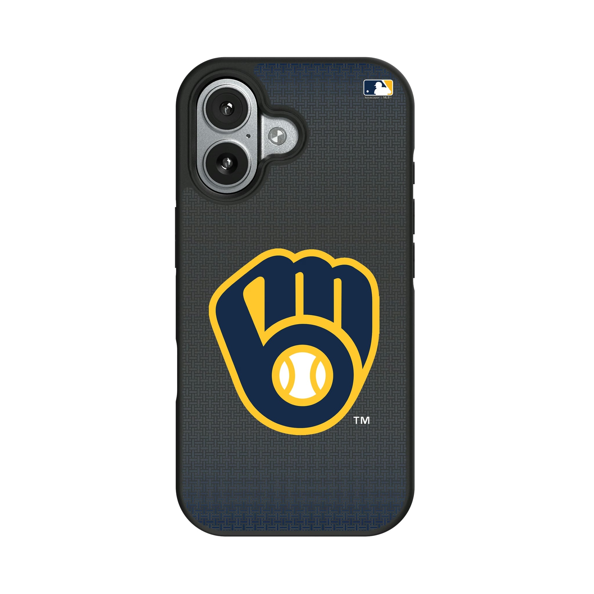 Milwaukee Brewers Linen iPhone Bump Phone Case for Apple iPhone#Device_iPhone 17