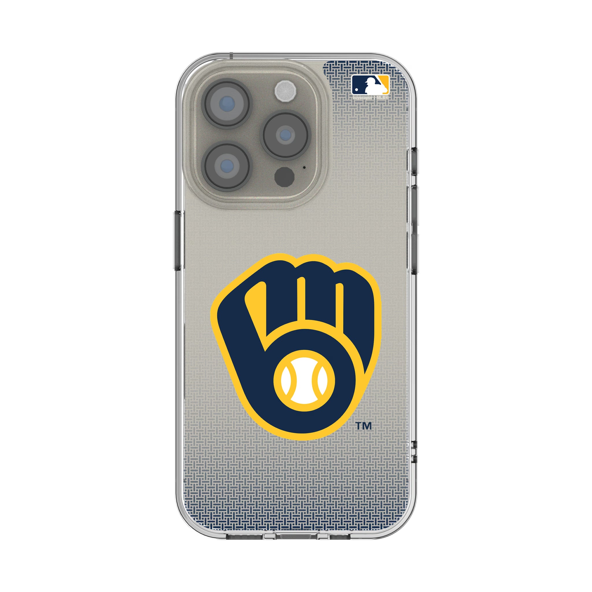 Milwaukee Brewers Linen iPhone Clear Phone Case for Apple iPhone