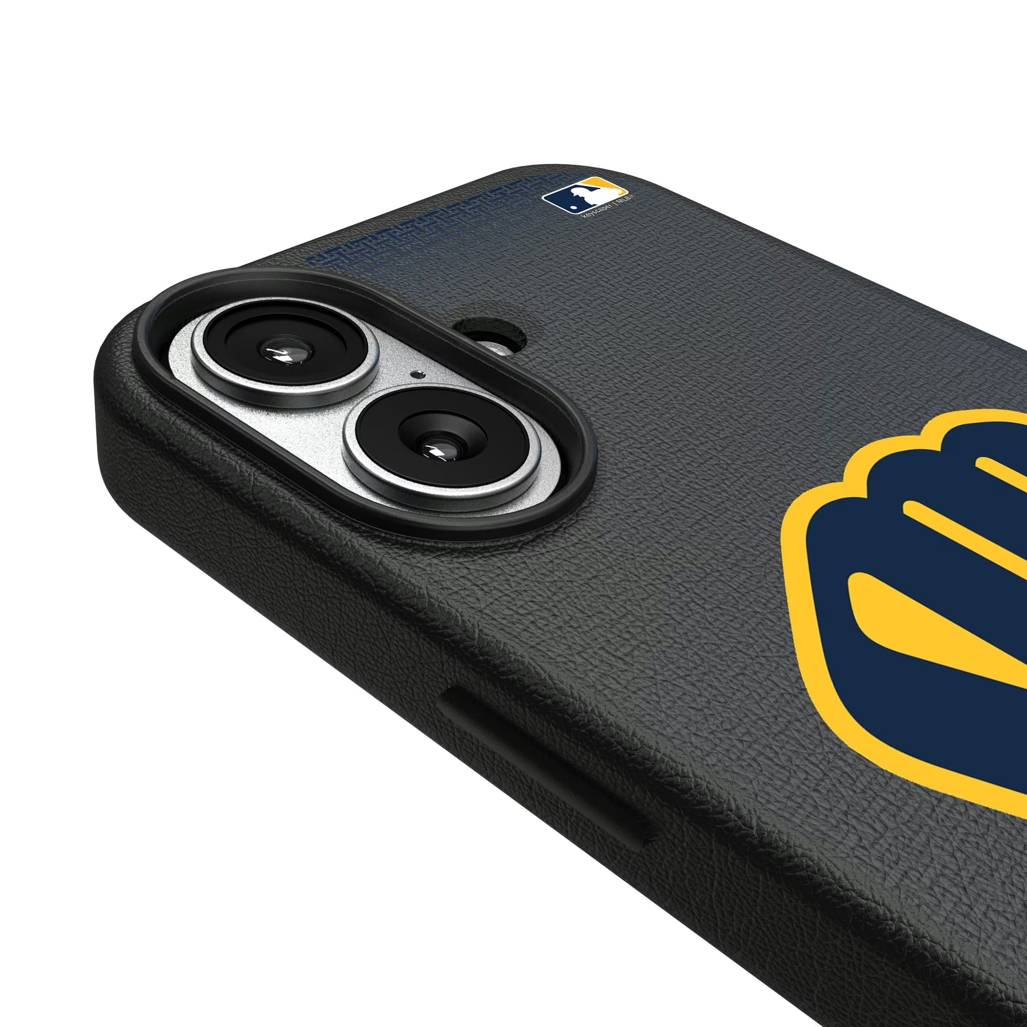 Milwaukee Brewers Linen iPhone MagSafe Compatible Phone Case for Apple iPhone - Detail#Device_iPhone 17
