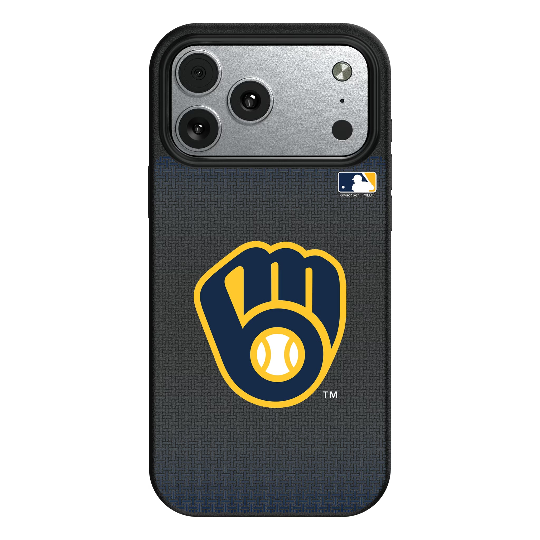 Milwaukee Brewers Linen iPhone MagSafe Compatible Phone Case for Apple iPhone#Device_iPhone 17 Pro Max