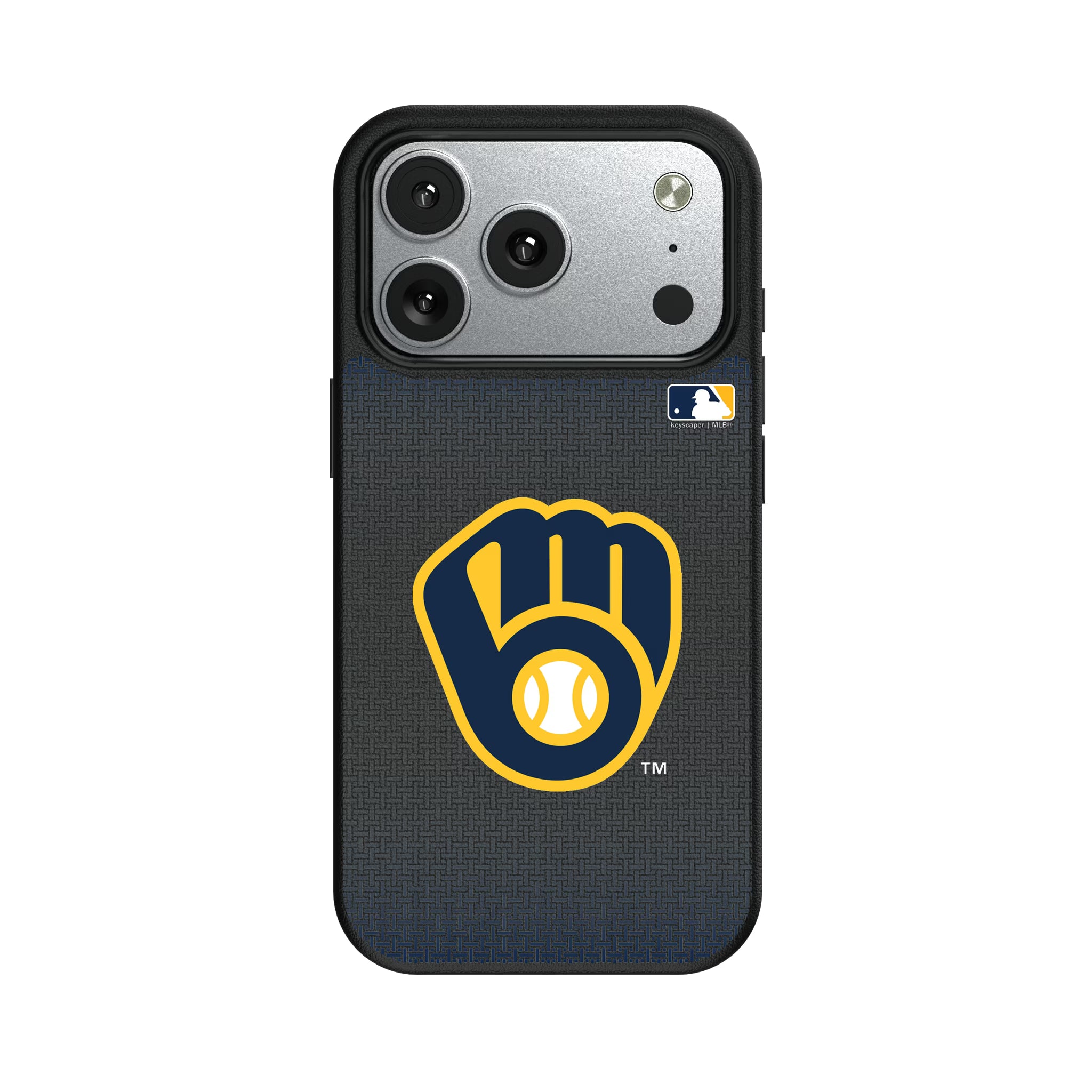 Milwaukee Brewers Linen iPhone MagSafe Compatible Phone Case for Apple iPhone#Device_iPhone 17 Pro