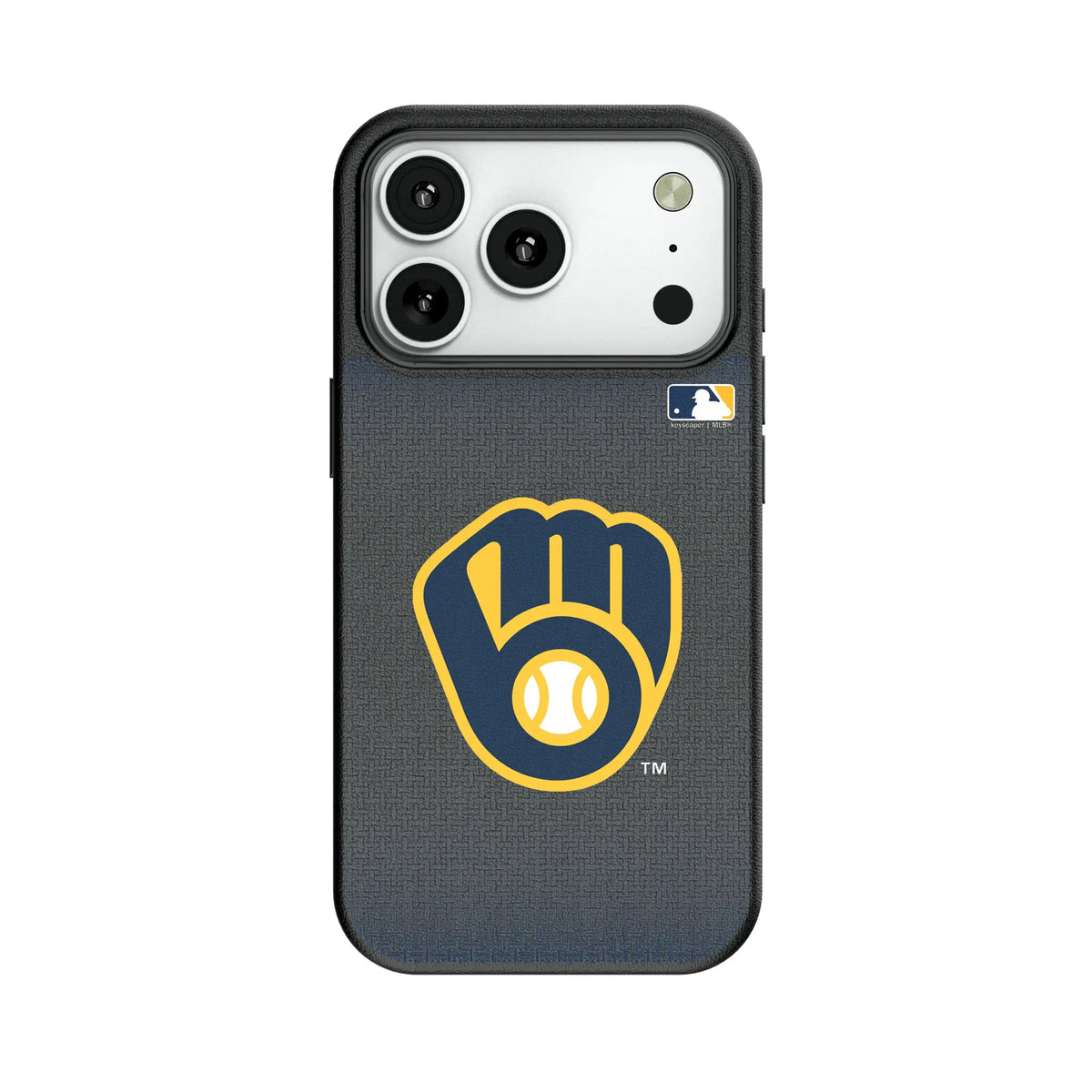 Milwaukee Brewers Linen MagSafe Compatible Phone Case for Apple iPhone