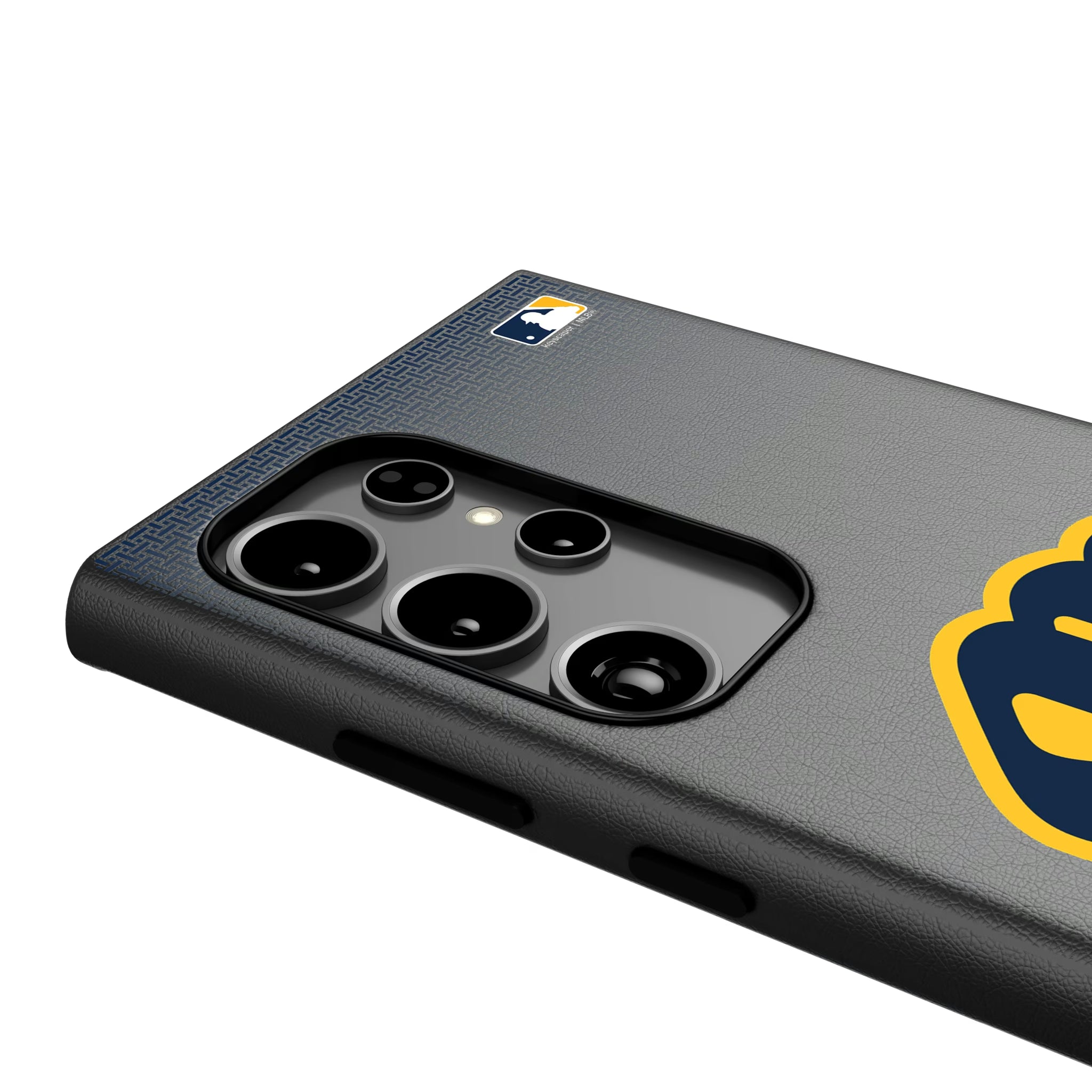 Milwaukee Brewers Linen Galaxy MagSafe Compatible Phone Case for Samsung Galaxy - Detail