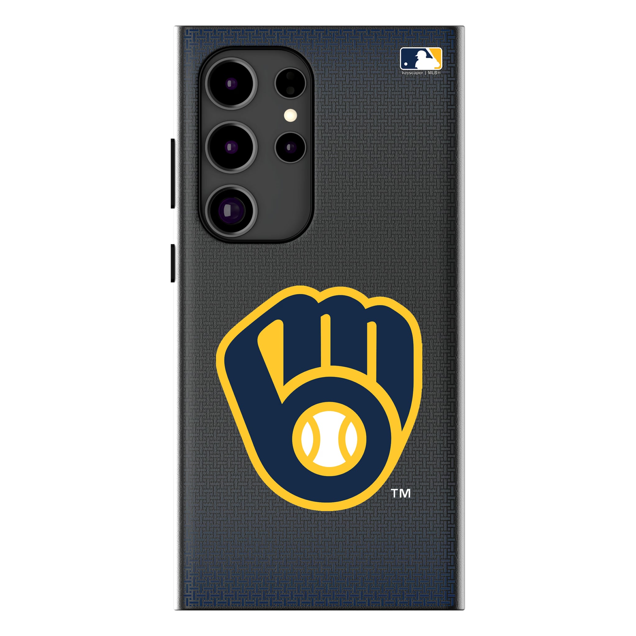 Milwaukee Brewers Linen Galaxy MagSafe Compatible Phone Case for Samsung Galaxy