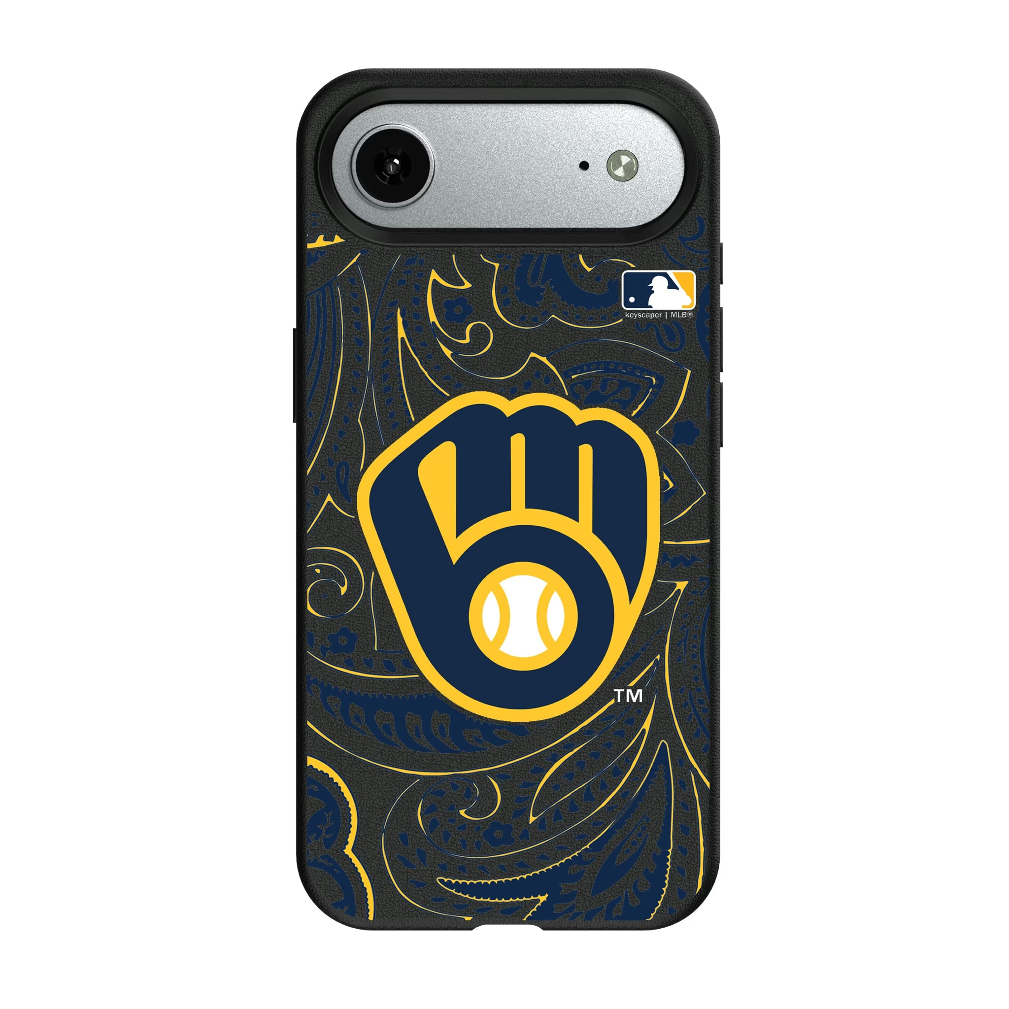Milwaukee Brewers Paisley iPhone MagSafe Compatible Phone Case for Apple iPhone#Device_iPhone Air