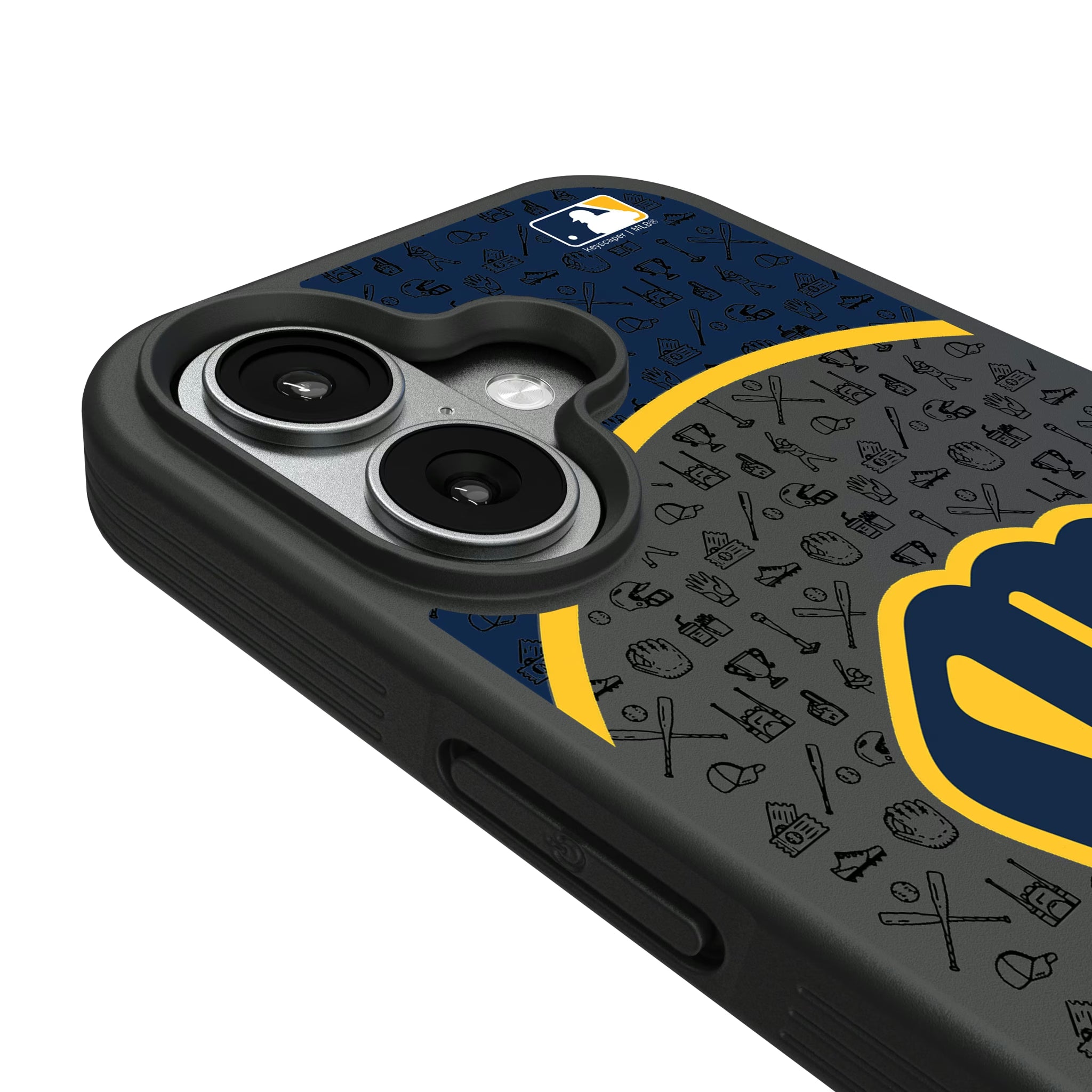 Milwaukee Brewers Personalized Circle iPhone Bump Phone Case for Apple iPhone - Detail#Device_iPhone 17