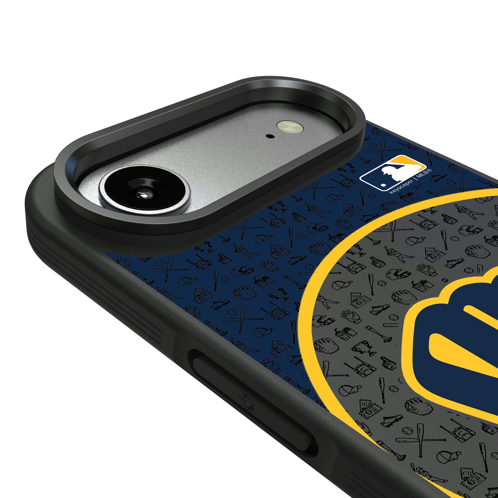 Milwaukee Brewers Personalized Circle iPhone Bump Phone Case for Apple iPhone - Detail#Device_iPhone Air