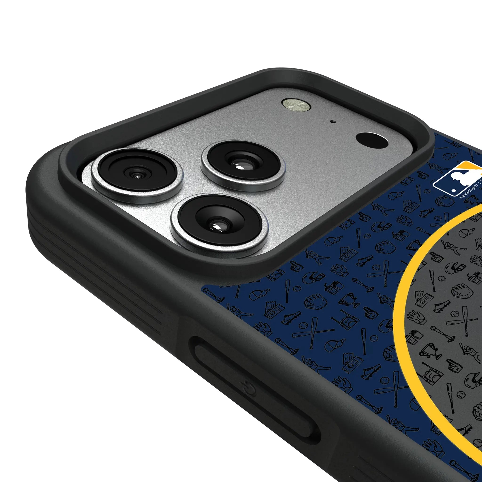 Milwaukee Brewers Personalized Circle iPhone Bump Phone Case for Apple iPhone - Detail#Device_iPhone 17 Pro Max