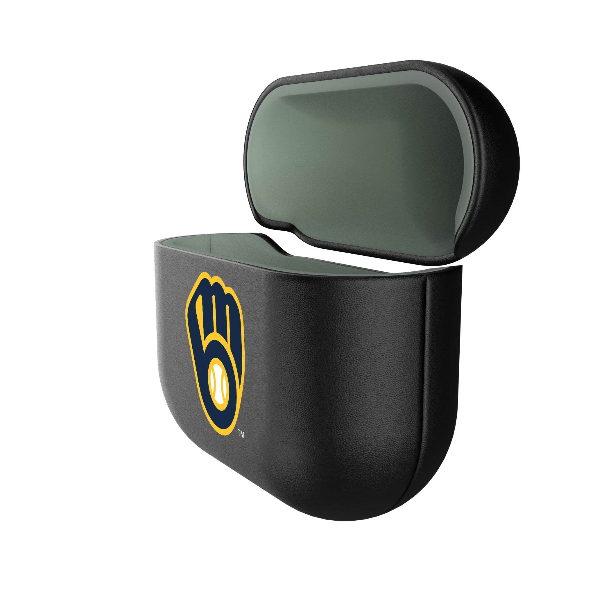 Milwaukee Brewers Personalized Insignia AirPods AirPod Case Cover - Isometric View#Device_AirPods 4