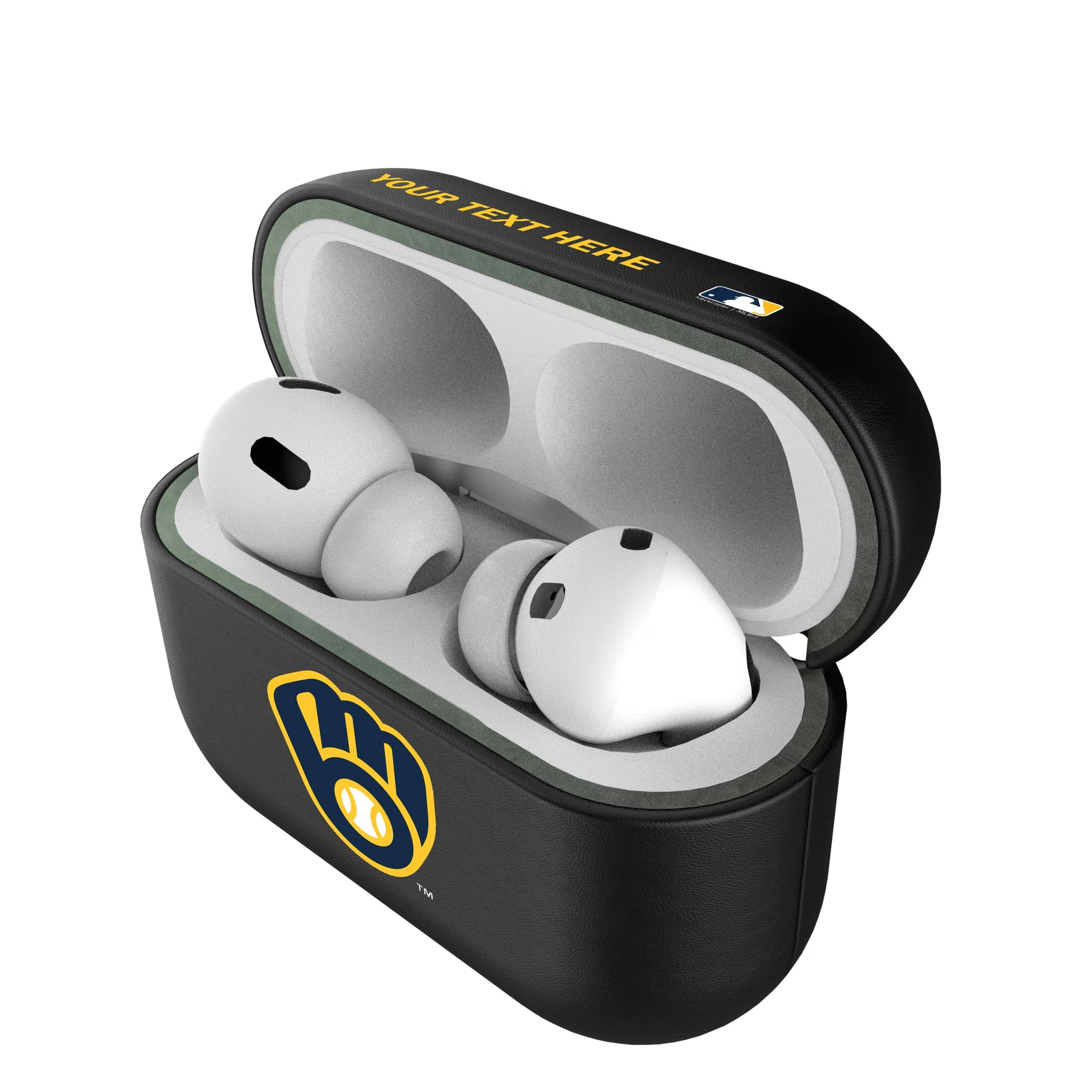 Milwaukee Brewers Personalized Insignia AirPods AirPod Case Cover#Device_AirPods Pro 1st Gen
