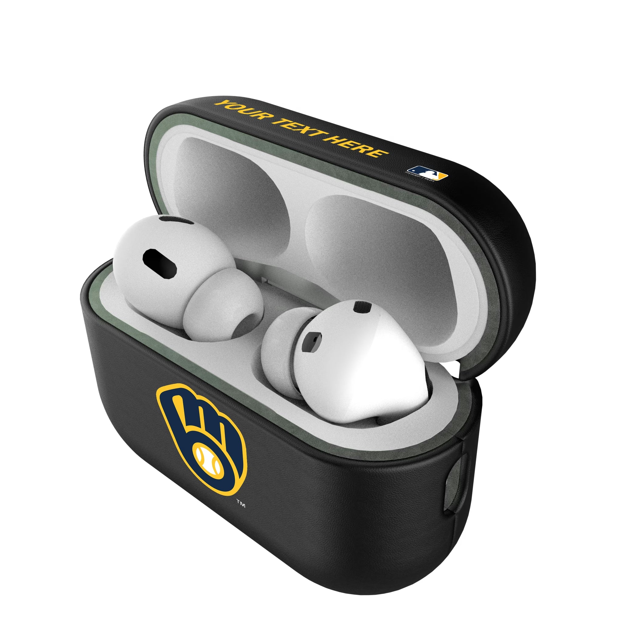 Milwaukee Brewers Personalized Insignia AirPods AirPod Case Cover#Device_AirPods Pro 2nd Gen