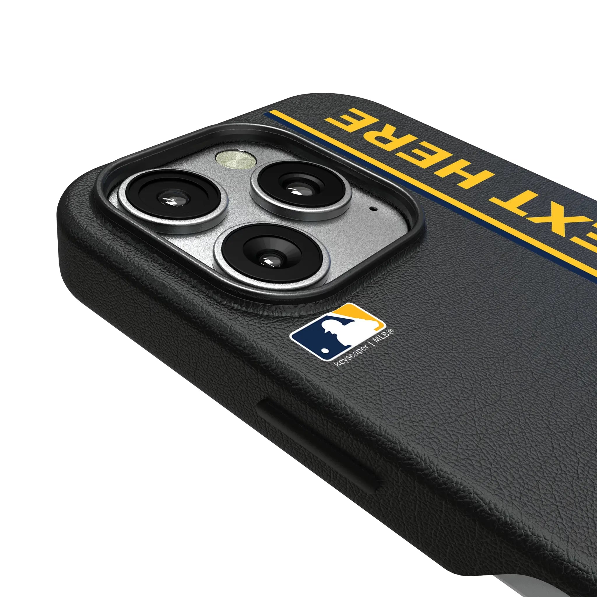 Milwaukee Brewers Personalized Sidebard iPhone MagSafe Compatible Phone Case for Apple iPhone - Detail