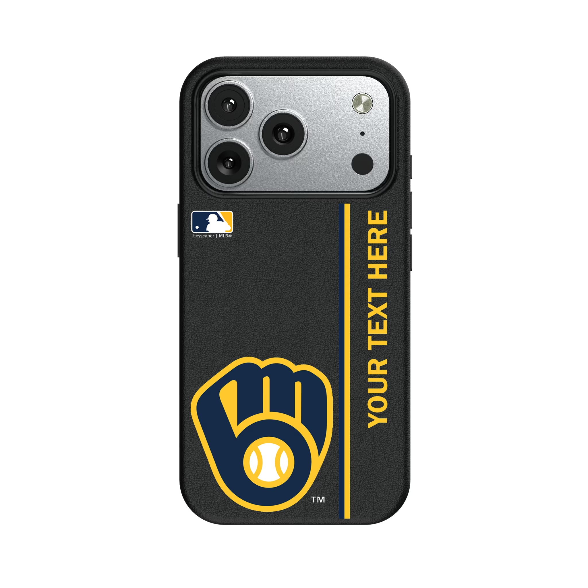 Milwaukee Brewers Personalized Sidebard iPhone MagSafe Compatible Phone Case for Apple iPhone#Device_iPhone 17 Pro