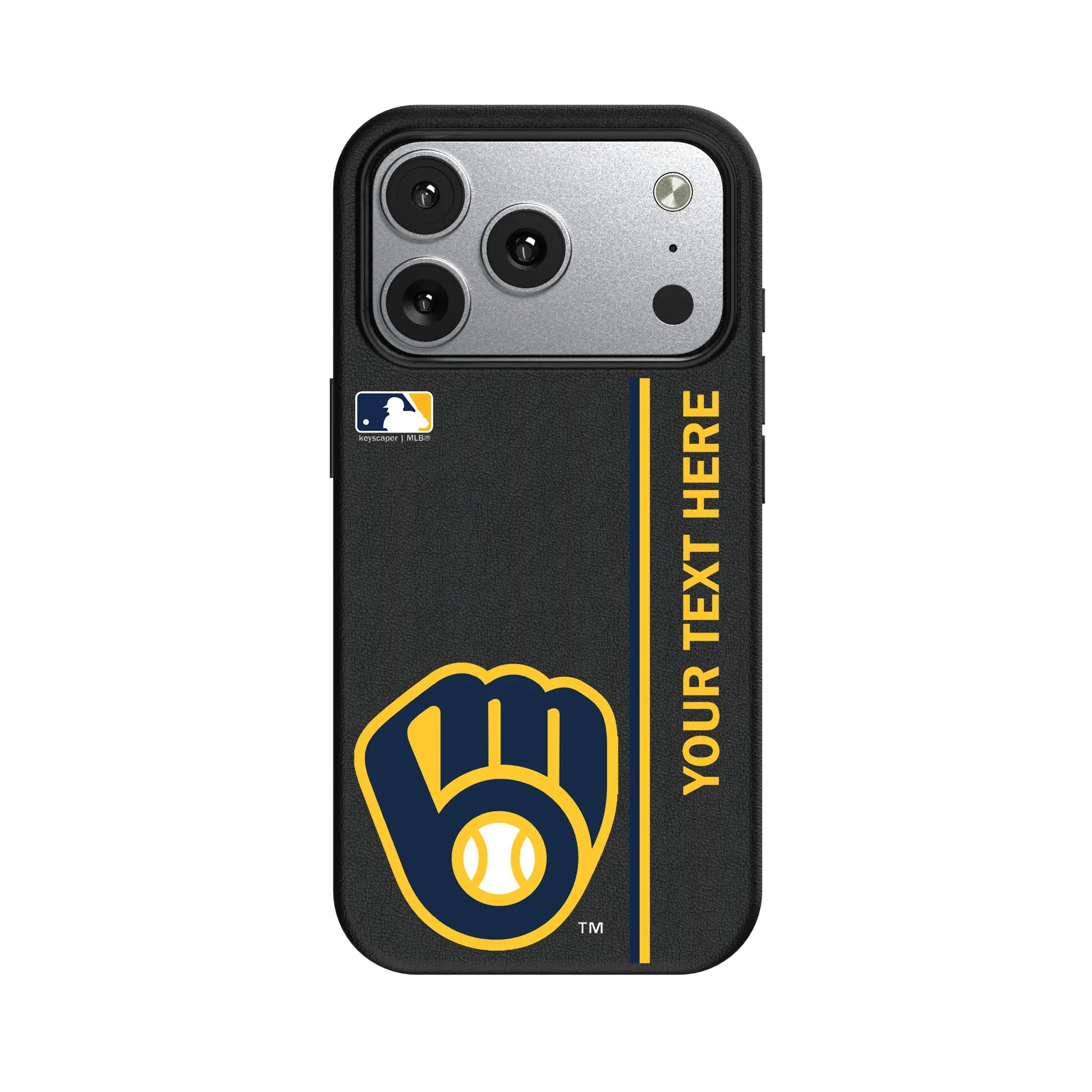 Milwaukee Brewers Personalized Sidebard iPhone MagSafe Compatible Phone Case for Apple iPhone#Device_iPhone 17 Pro