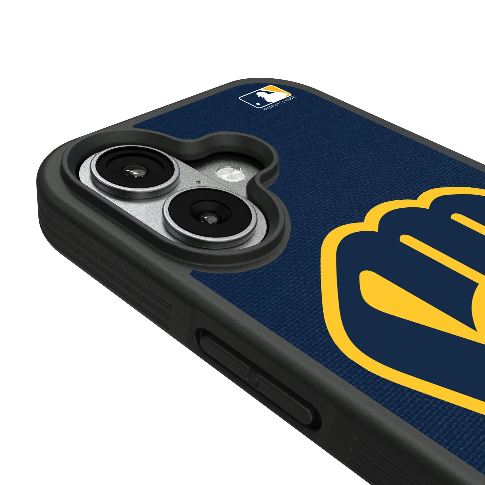 Milwaukee Brewers Personalized Stripe iPhone Bump Phone Case for Apple iPhone - Detail#Device_iPhone 17