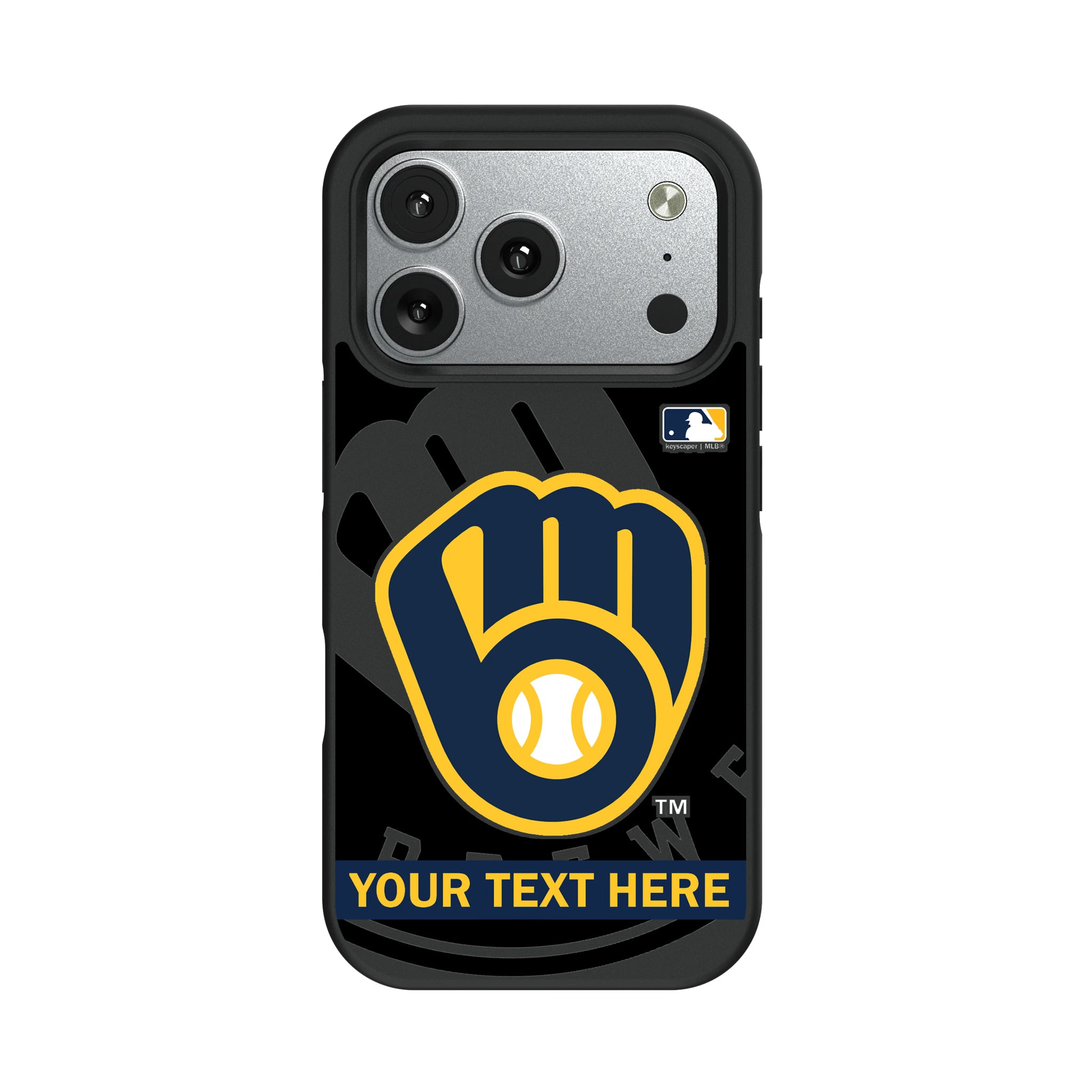 Milwaukee Brewers Personalized Tilt iPhone Bump Phone Case for Apple iPhone#Device_iPhone 17 Pro