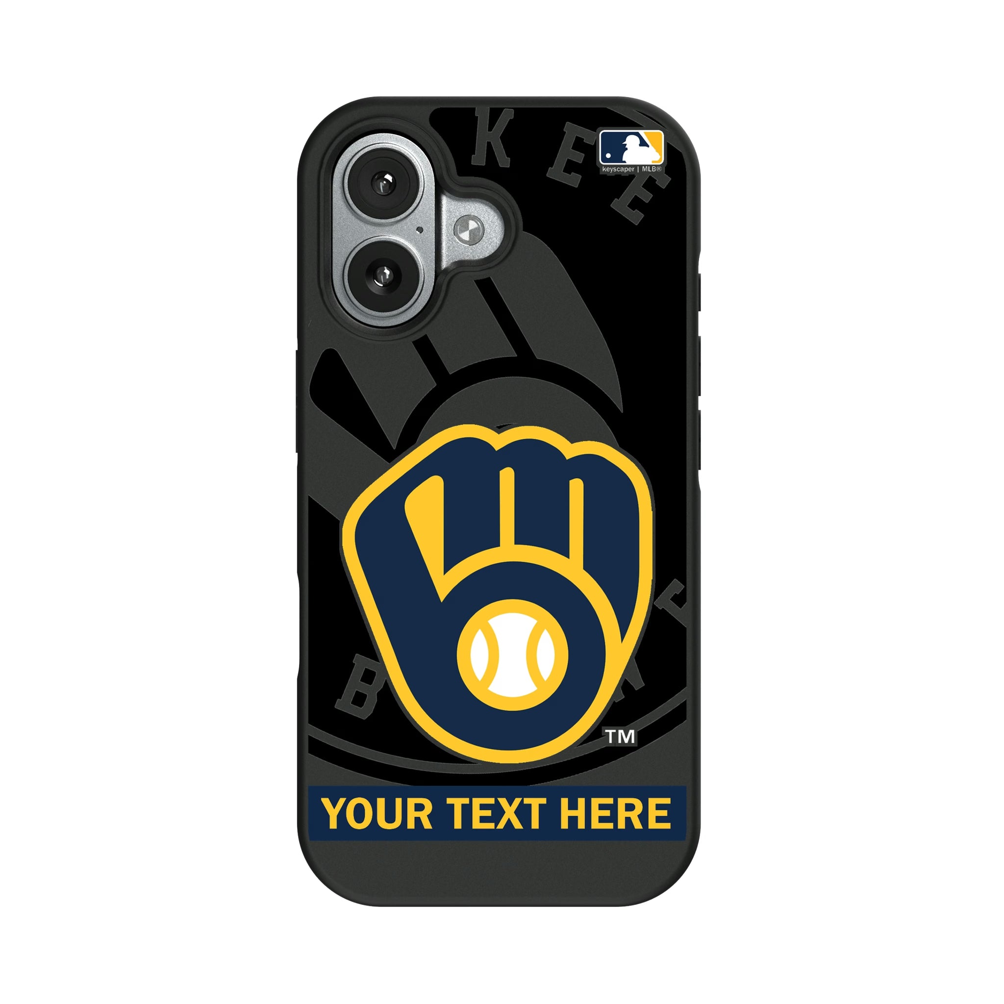 Milwaukee Brewers Personalized Tilt iPhone Bump Phone Case for Apple iPhone#Device_iPhone 17