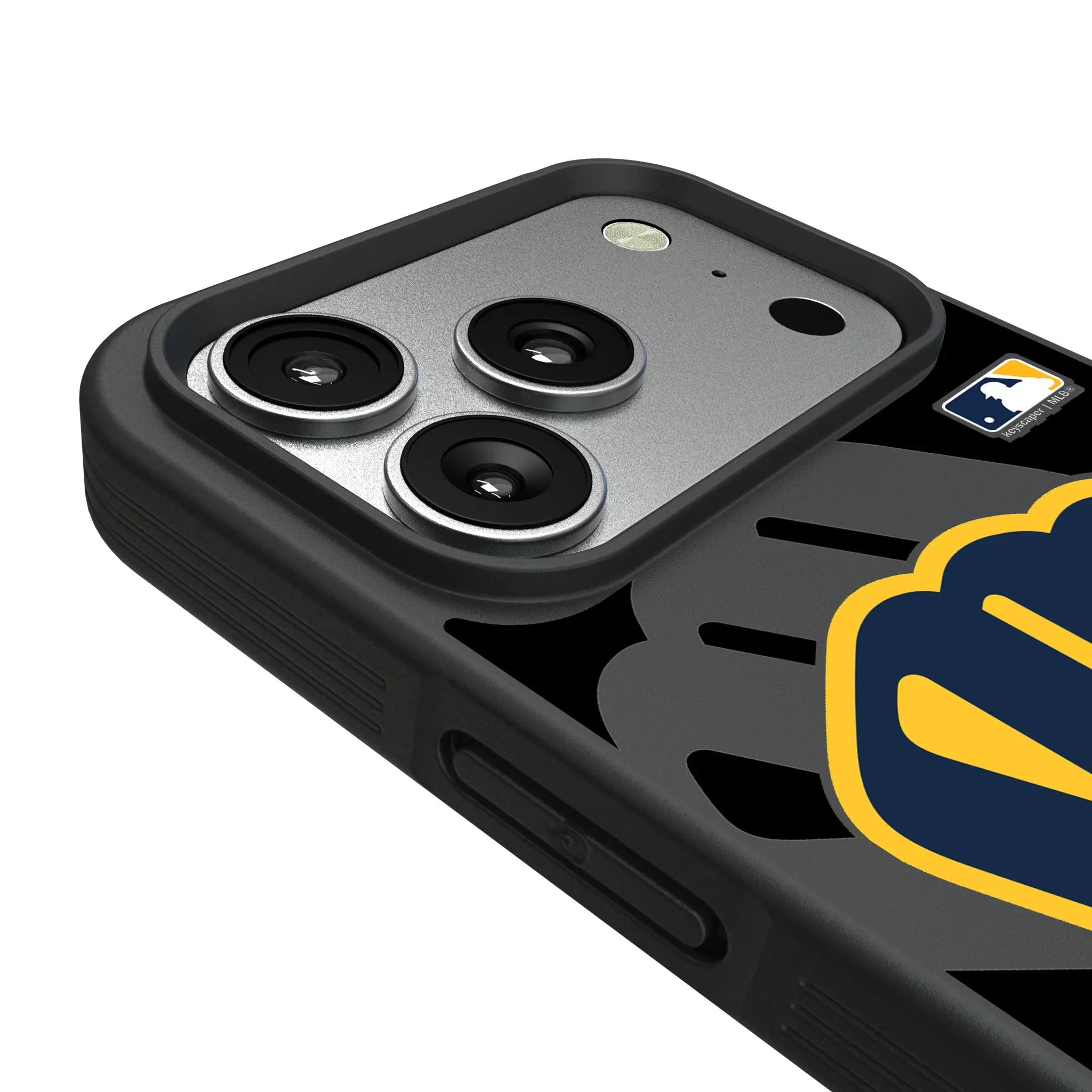 Milwaukee Brewers Personalized Tilt iPhone Bump Phone Case for Apple iPhone - Detail#Device_iPhone 17 Pro