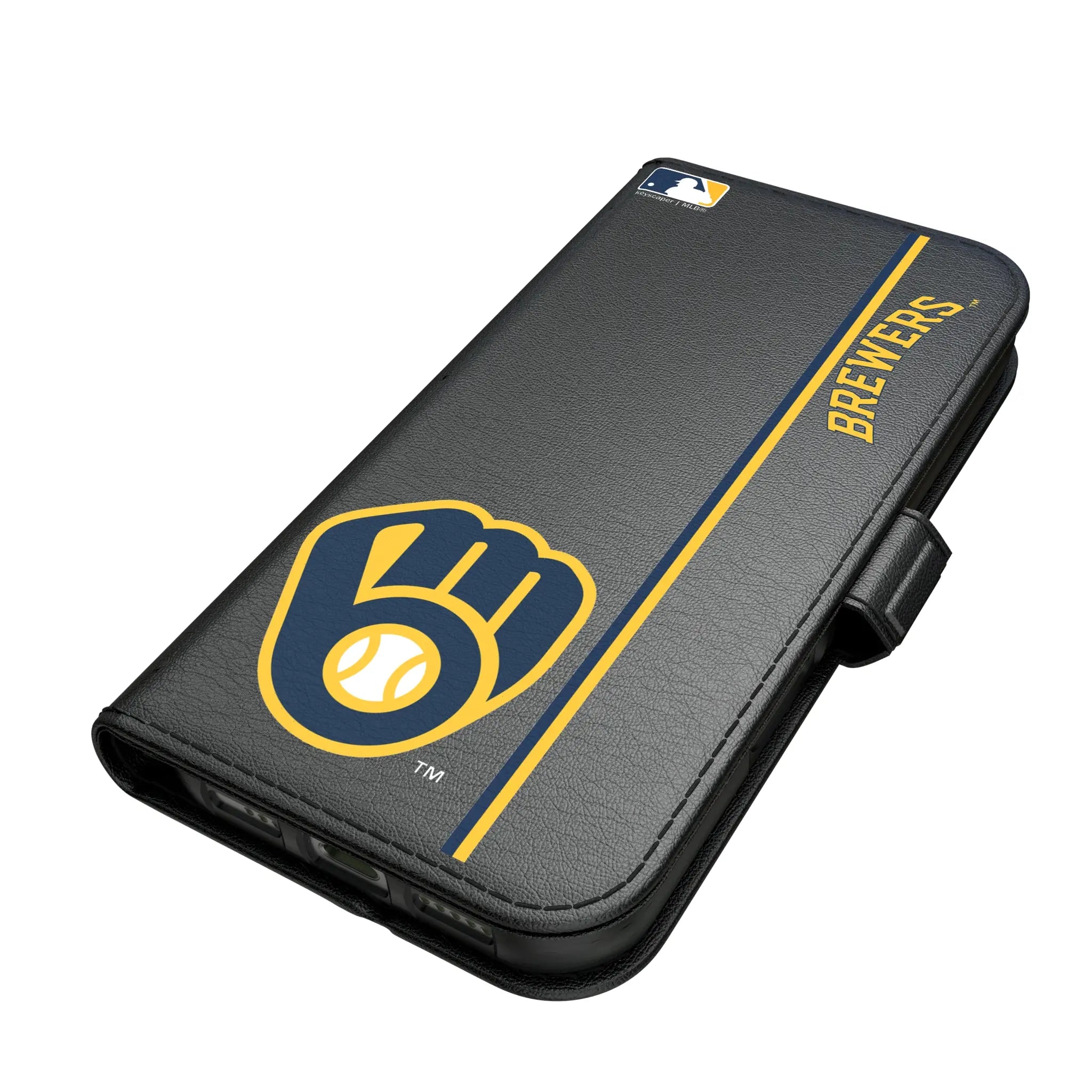 Milwaukee Brewers Sidebar iPhone Folio Phone Case for Apple iPhone#Device_iPhone 17 Pro