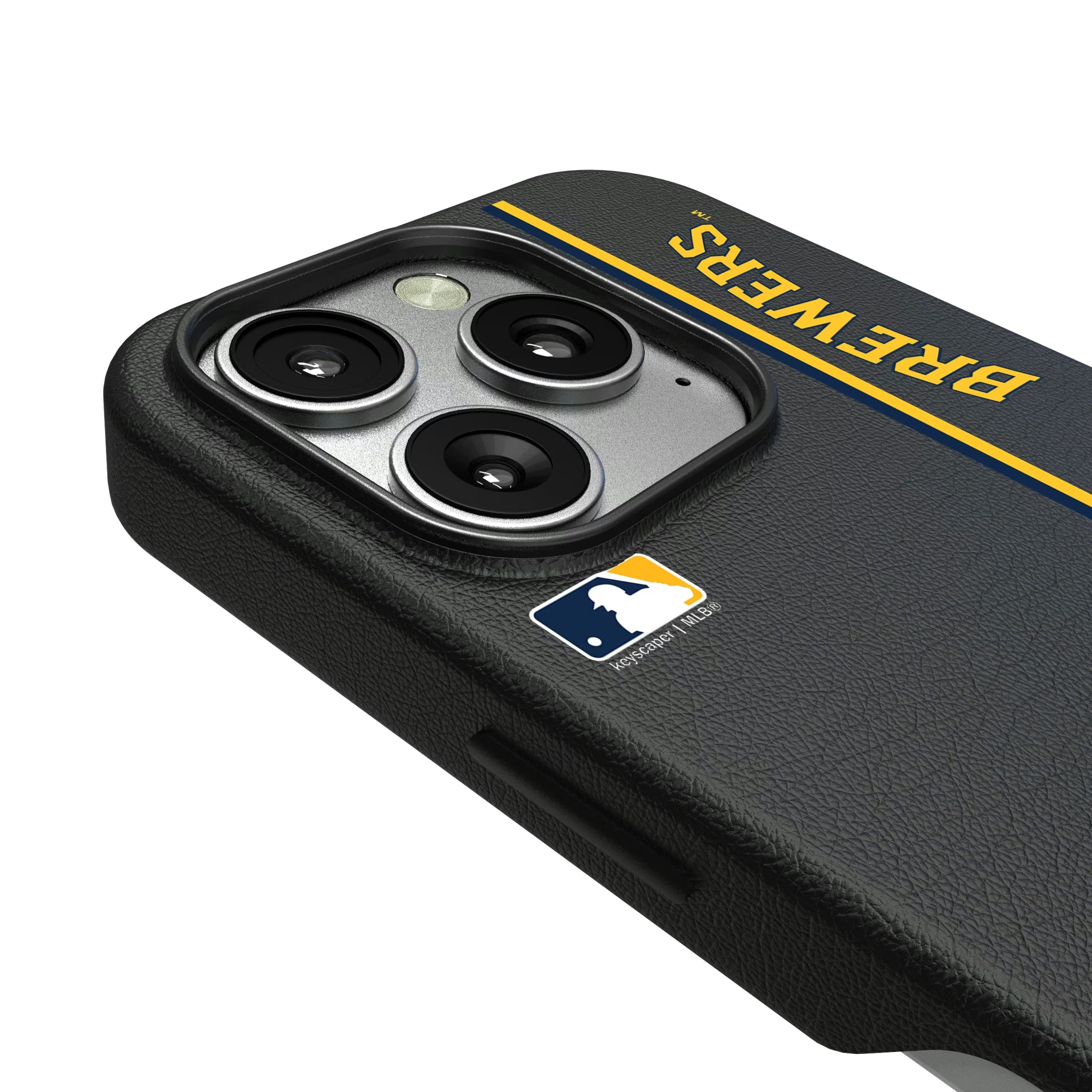 Milwaukee Brewers Sidebar iPhone MagSafe Compatible Phone Case for Apple iPhone - Detail