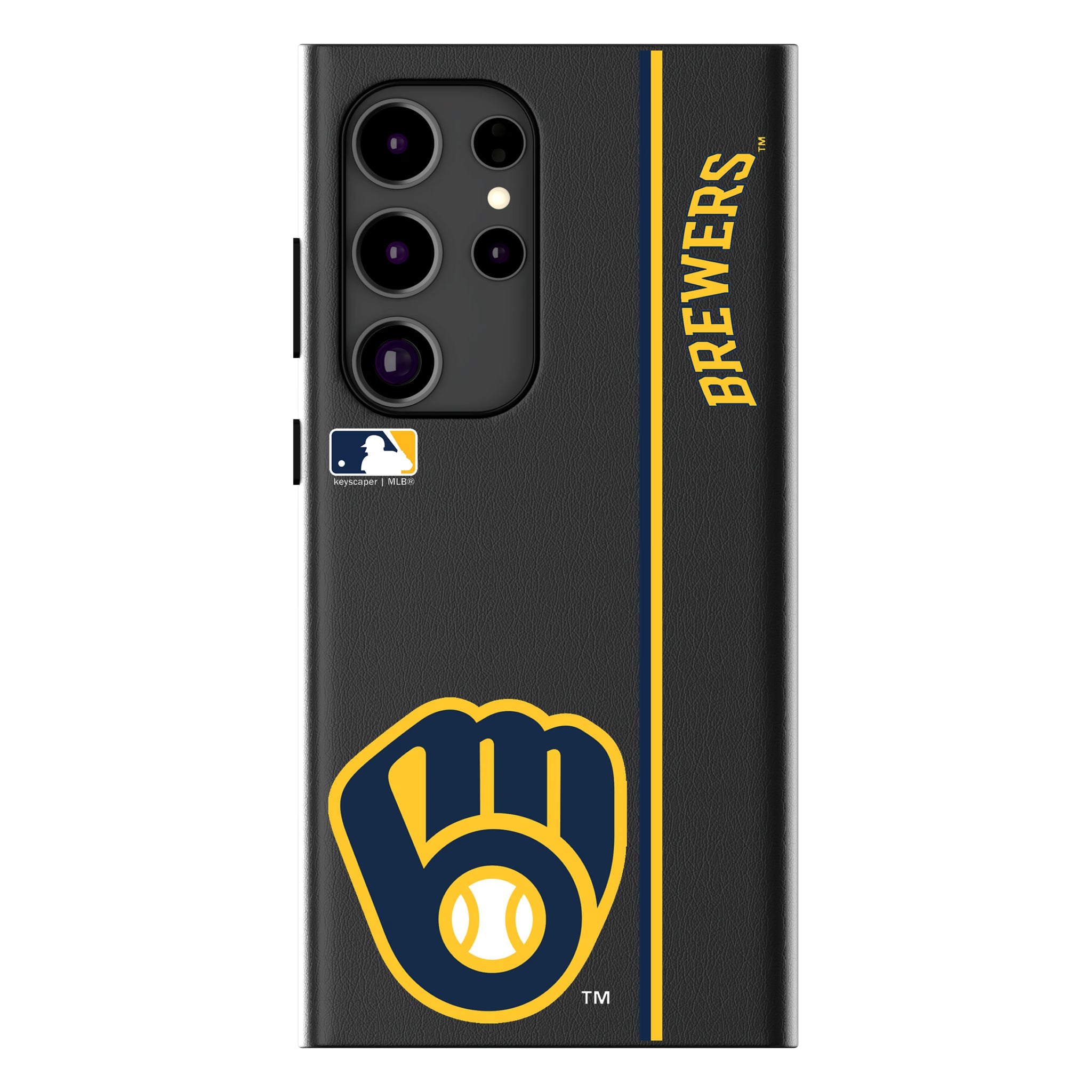 Milwaukee Brewers Sidebar Galaxy MagSafe Compatible Phone Case for Samsung Galaxy