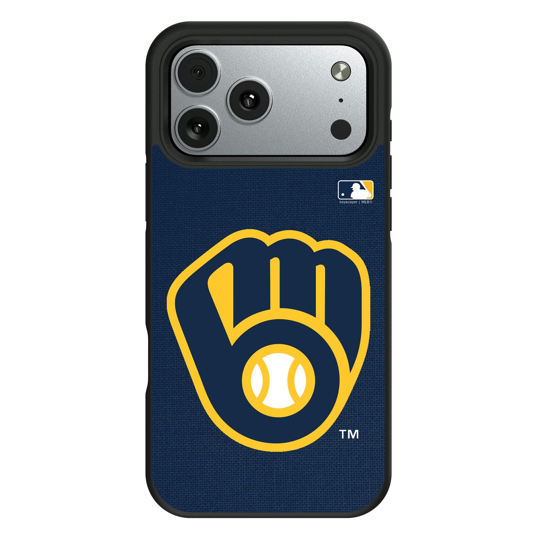 Milwaukee Brewers Solid iPhone Bump Phone Case for Apple iPhone#Device_iPhone 17 Pro Max