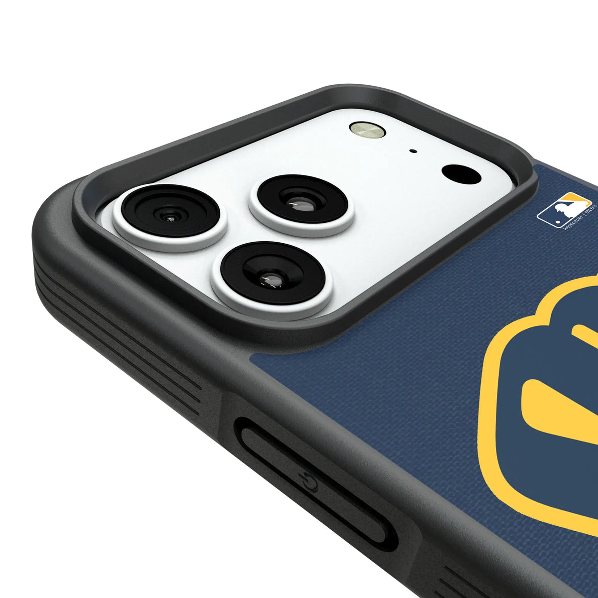 Milwaukee Brewers Solid iPhone Bump Phone Case for Apple iPhone - Detail#Device_iPhone 18 Pro Max