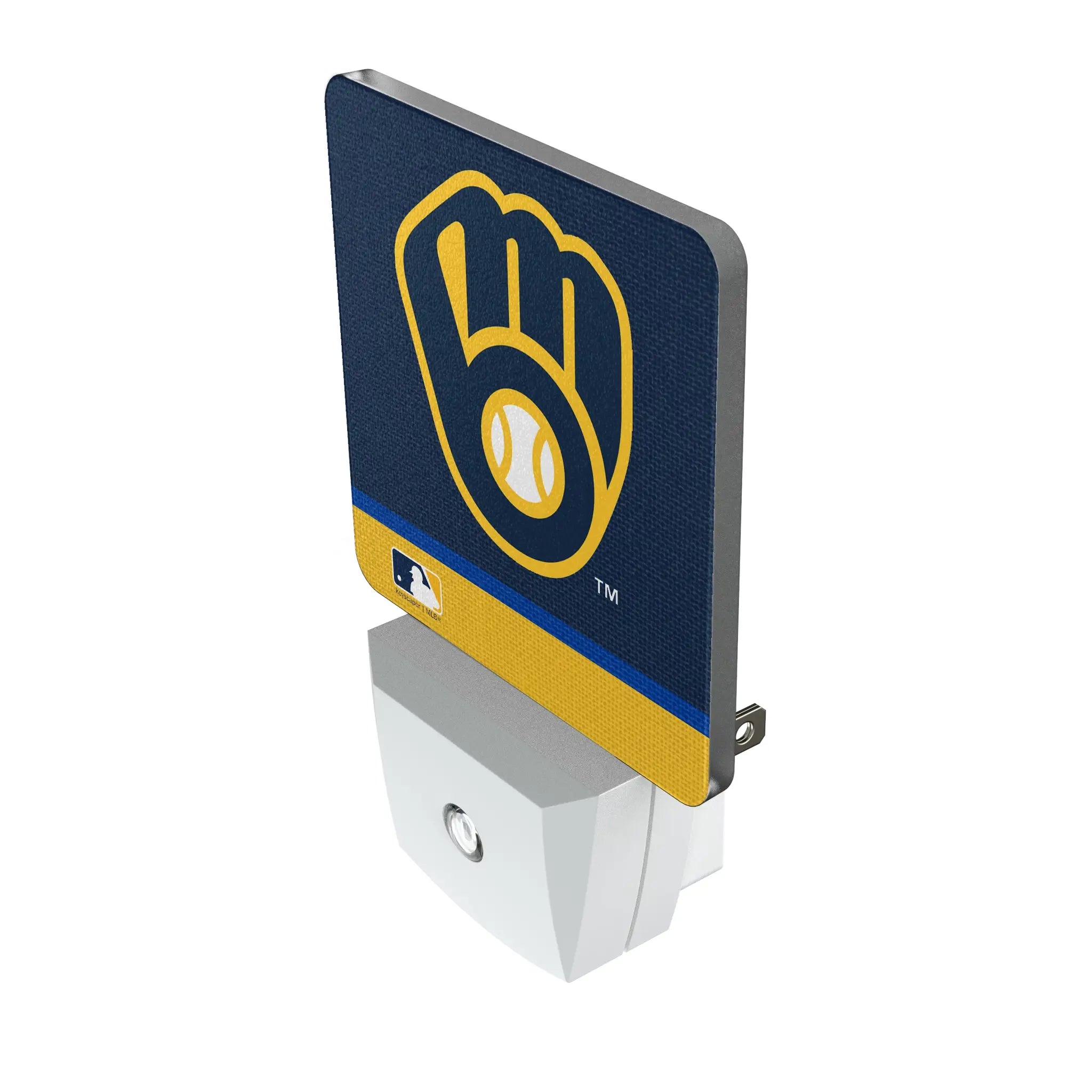 Milwaukee Brewers Stripe Night Light 2-Pack - Isometric View