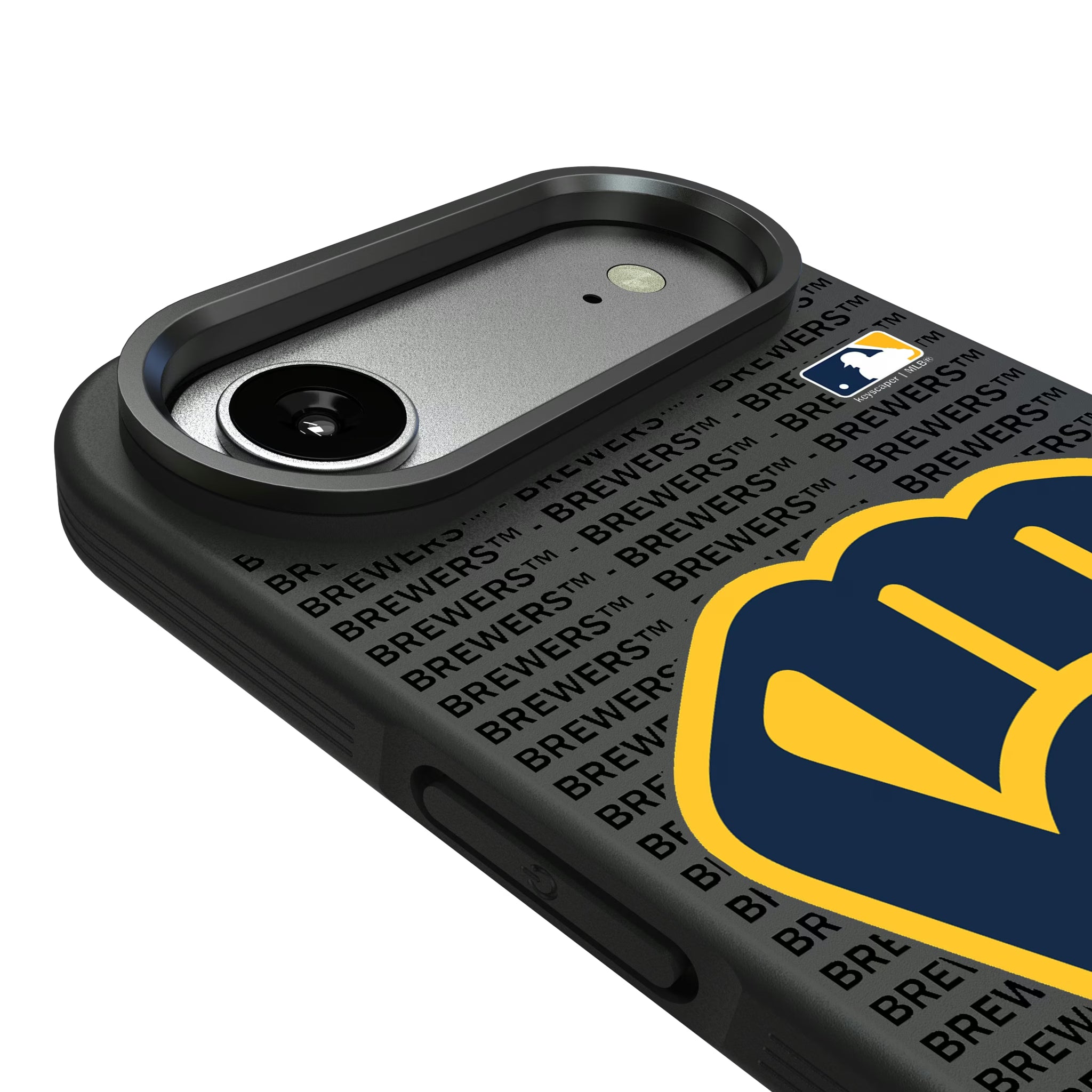 Milwaukee Brewers Text Backdrop iPhone Bump Phone Case for Apple iPhone - Detail#Device_iPhone Air
